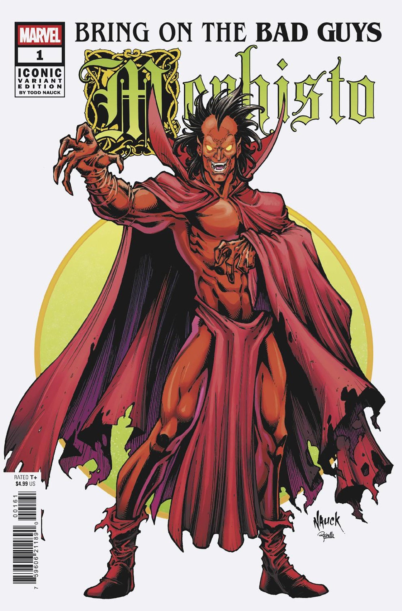 Marvel Comics Bring On The Bad Guys Mephisto #1 Todd Nauck