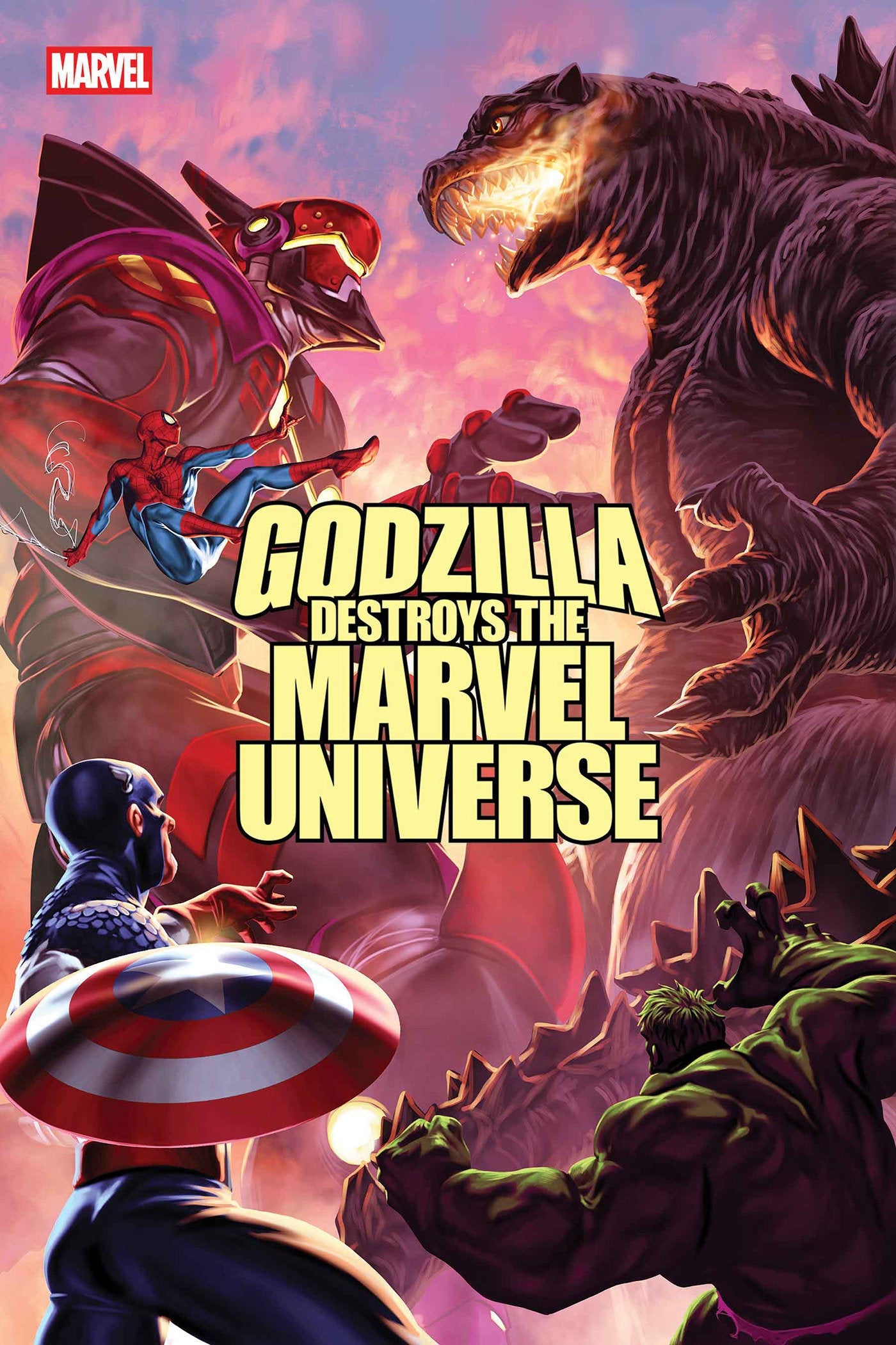 Marvel Comics Godzilla Destroys The Marvel Universe #5 Mark Brooks