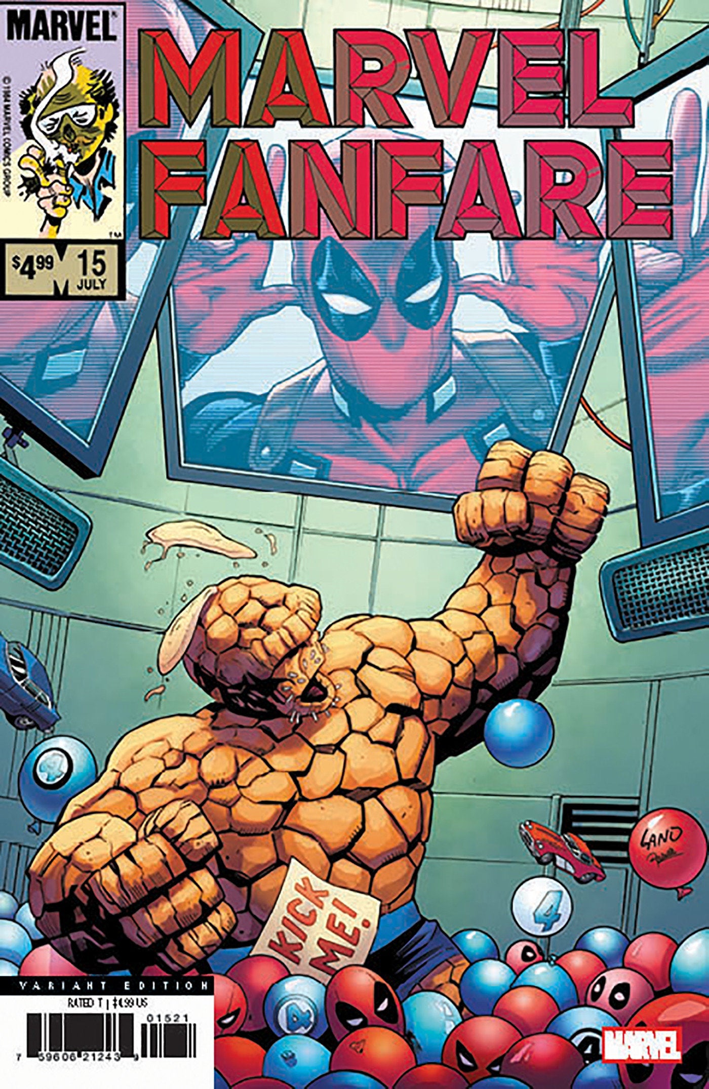 Marvel Comics Marvel Fanfare #15 Greg Land Facsimile Edition