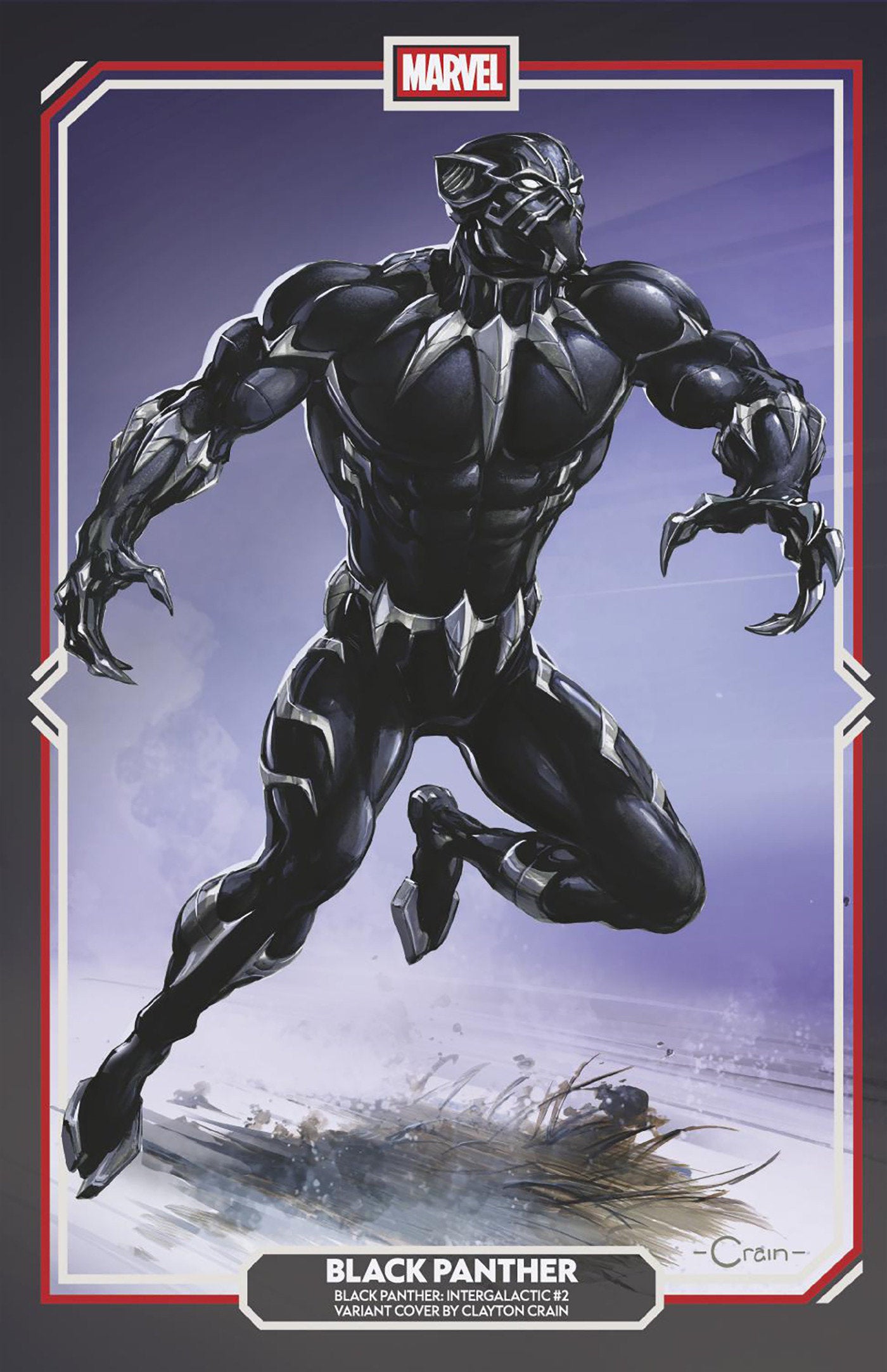Marvel Comics Black Panther: Intergalactic #2 Clayton Crain