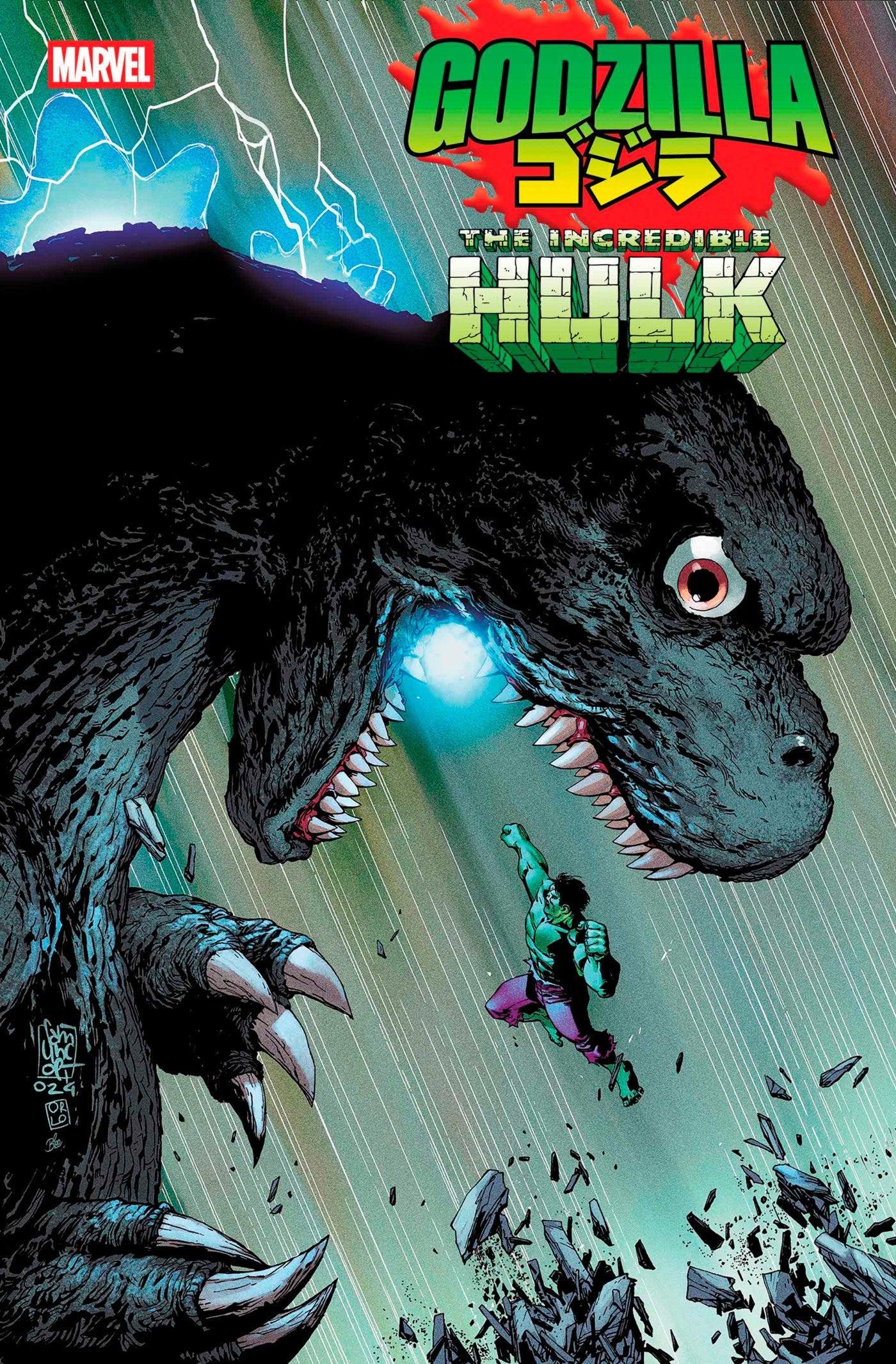 Marvel Comics Godzilla Vs Hulk #1 Giuseppe Camuncoli
