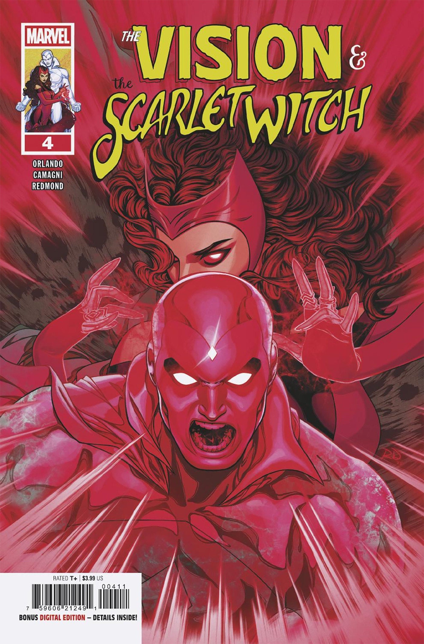 Marvel Comics The Vision & The Scarlet Witch #4 Russell Dauterman