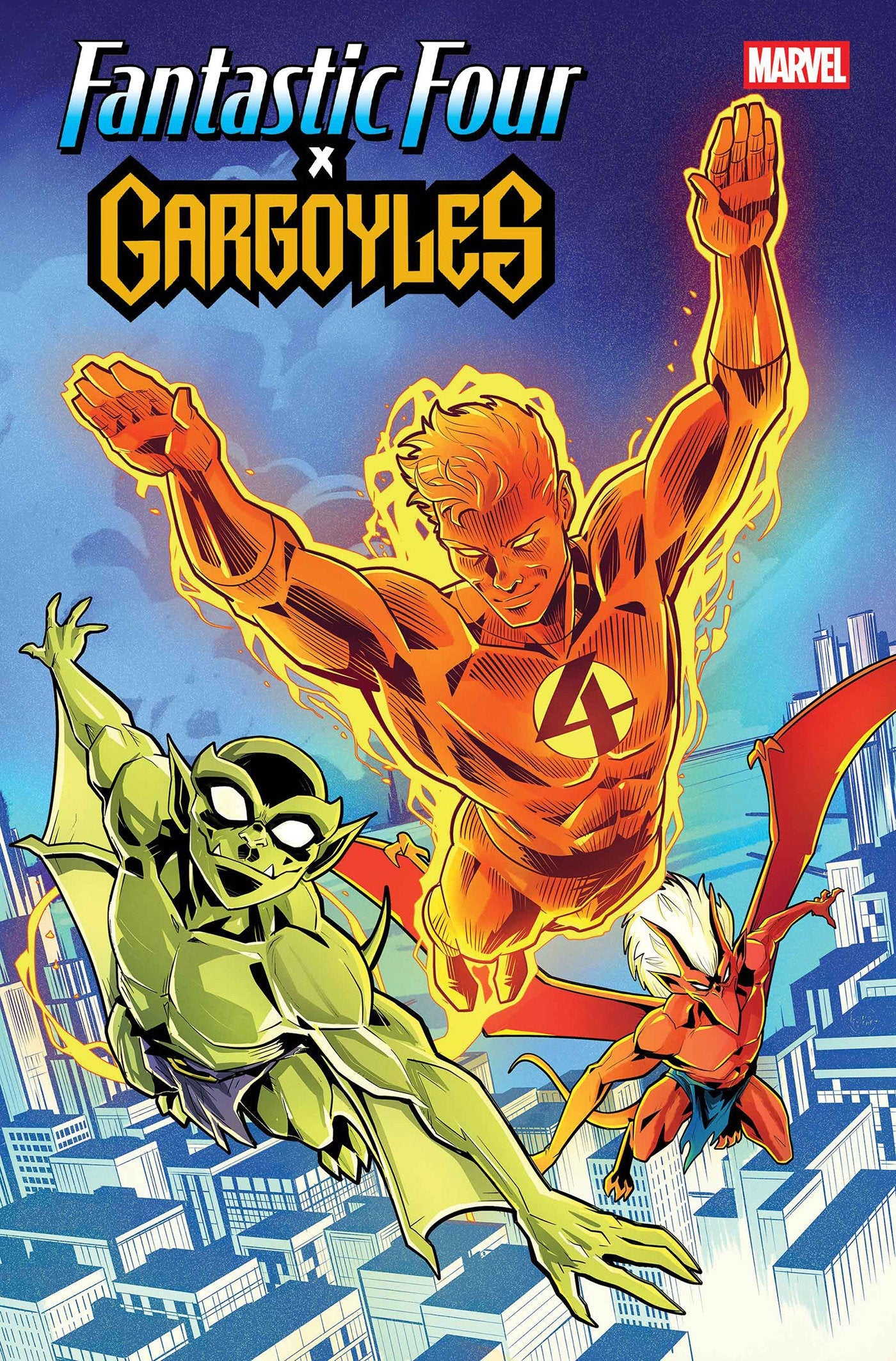 Marvel Comics Fantastic Four/Gargoyles #1 Luciano Vecchio Foil Variant