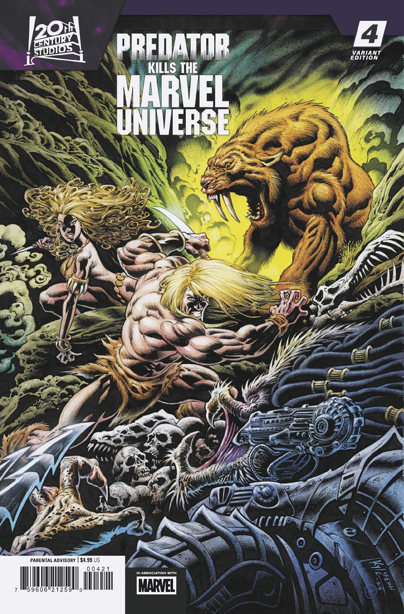 Marvel Comics Predator Kills The Marvel Universe #4 Kyle Hotz