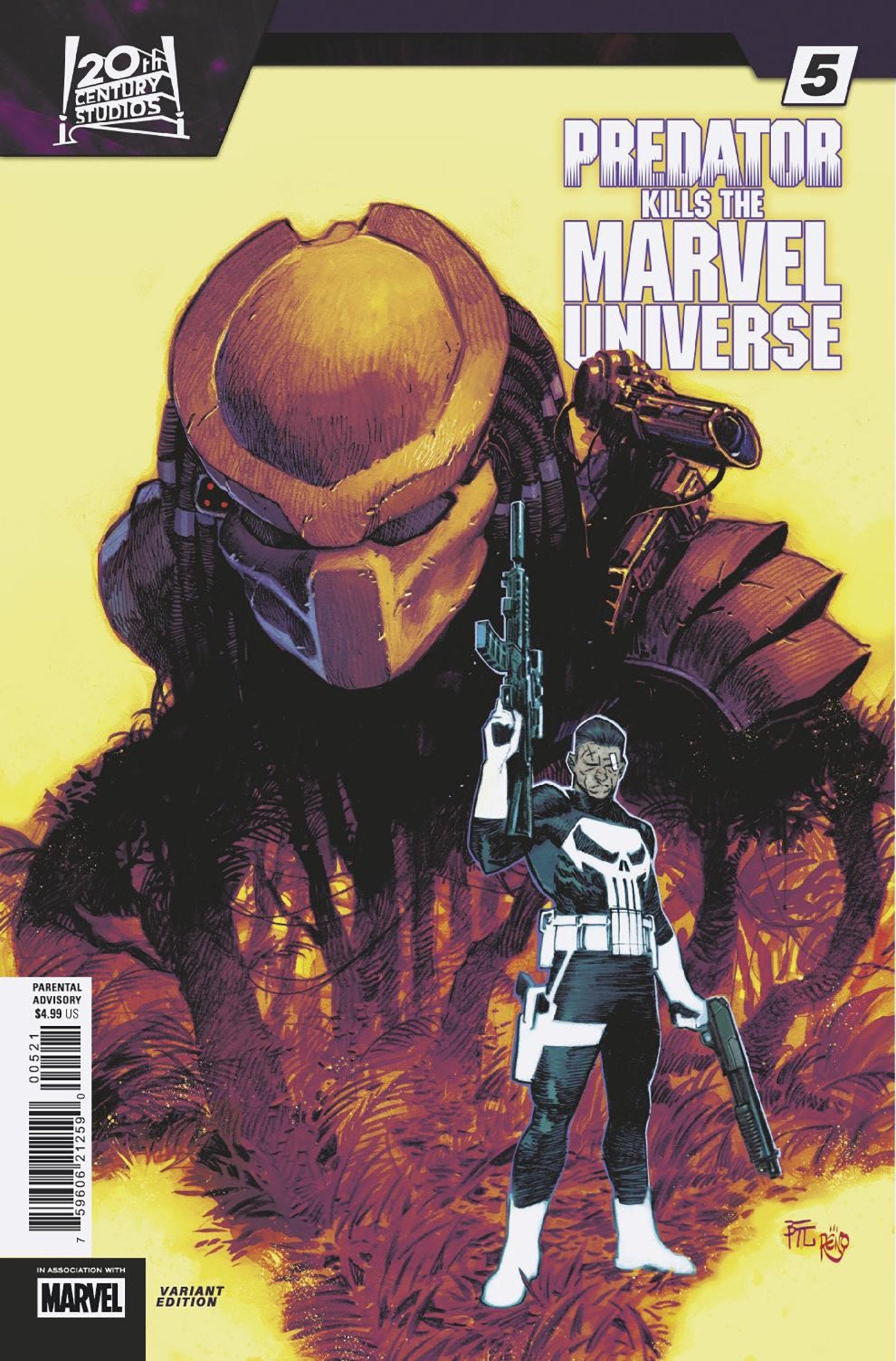 Marvel Comics Predator Kills The Marvel Universe #5 Dike Ruan