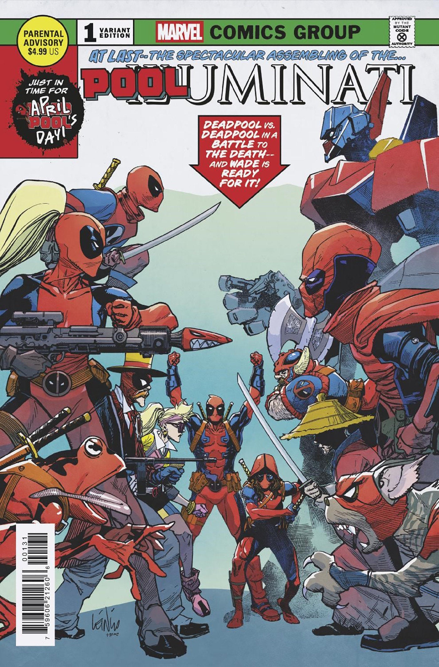 Marvel Comics Pooluminati #1 Leinil Yu