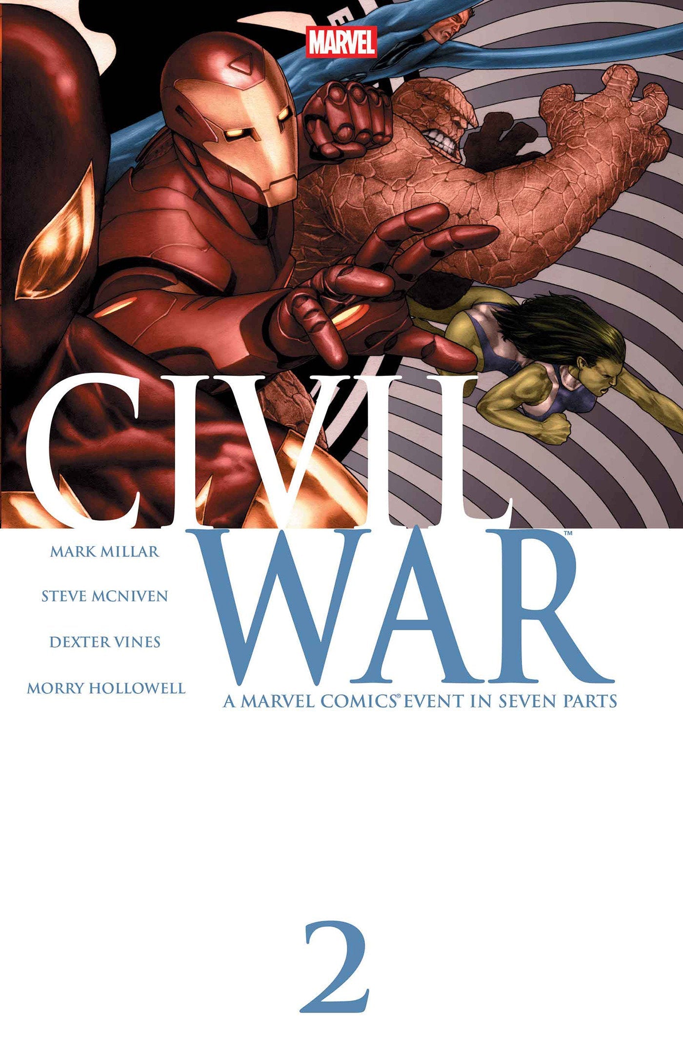 Marvel Comics Civil War #2 Steve McNiven Facsimile Edition