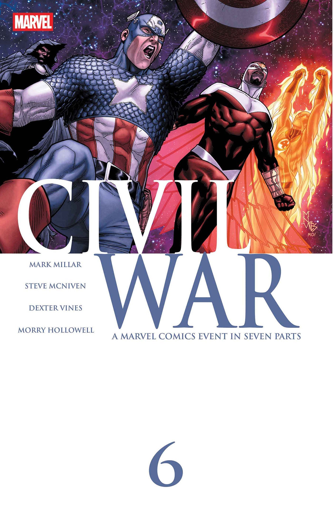 Marvel Comics Civil War #6 Steve McNiven Facsimile Edition
