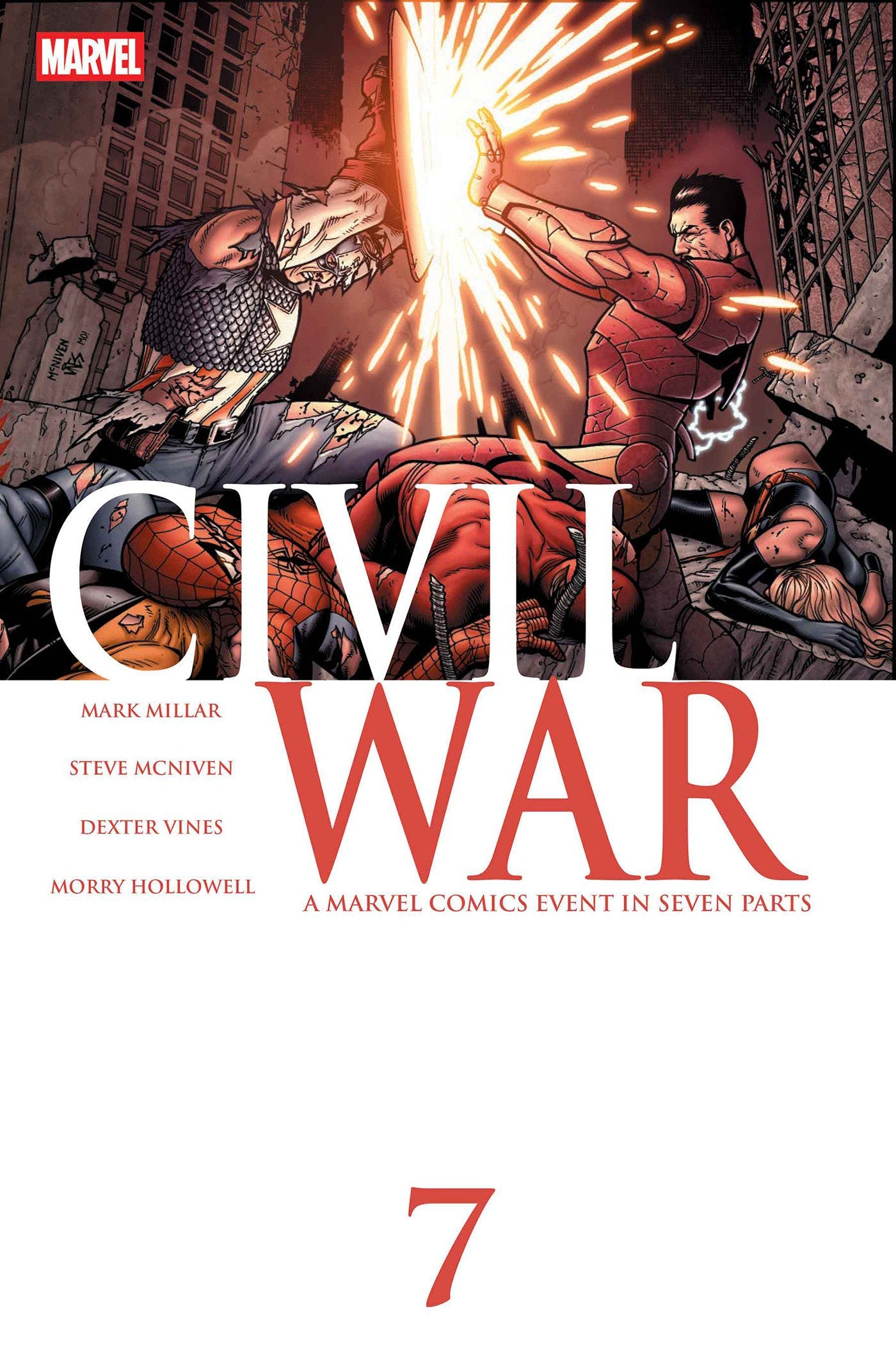 Marvel Comics Civil War #7 Steve McNiven Facsimile Edition