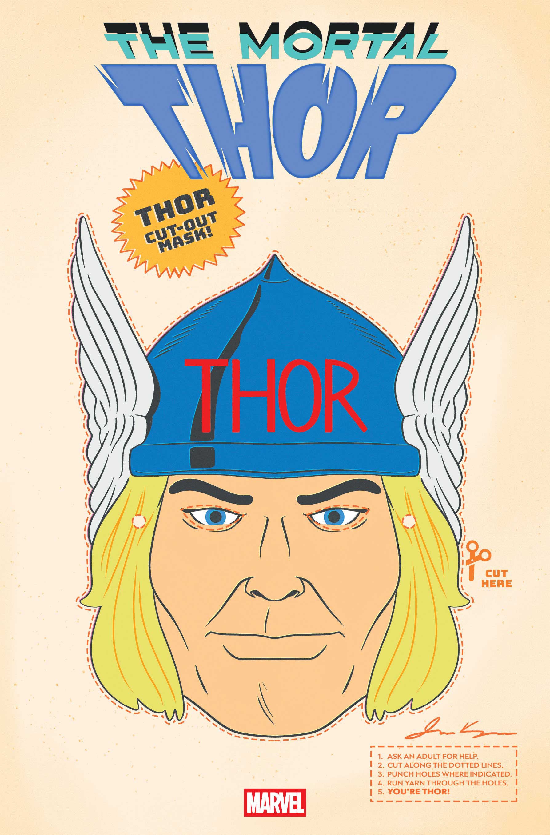 Marvel Comics Thor #2 Pasqual Ferry Halloween Mask