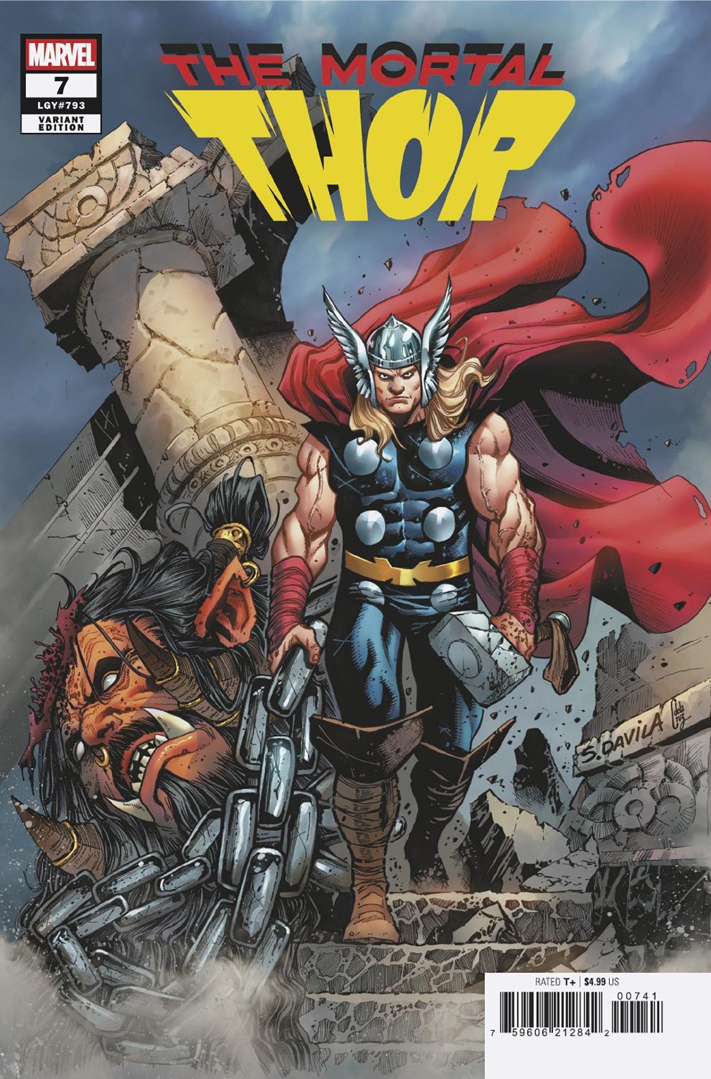 Marvel Comics Thor #7 Sergio Dávila