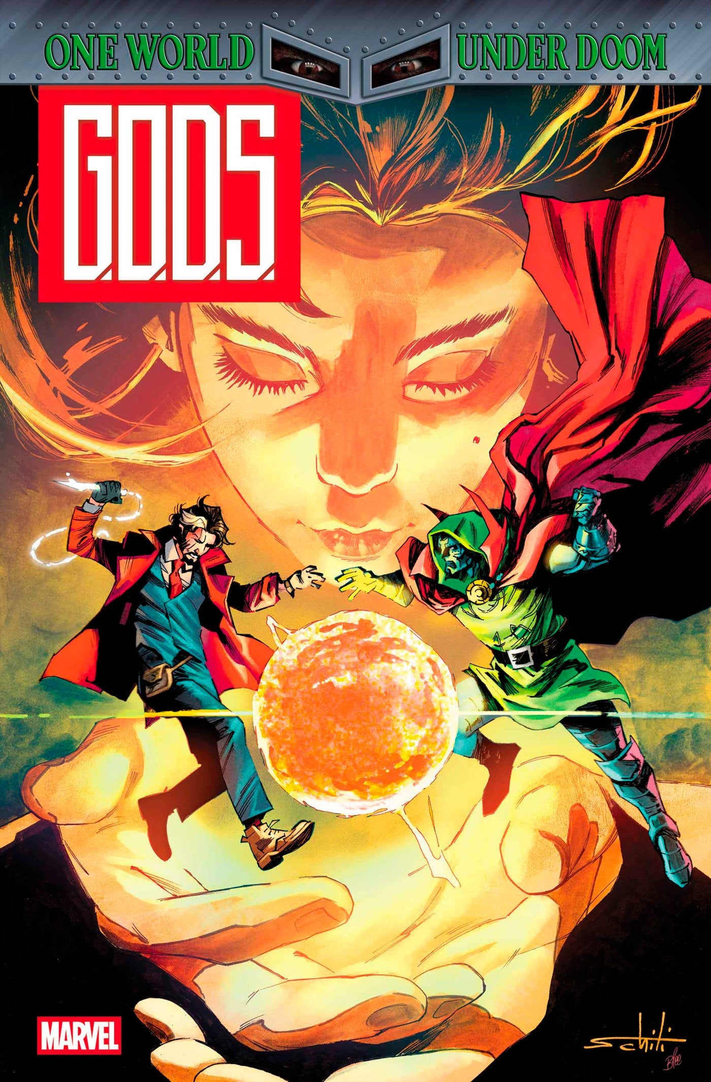 Marvel Comics Gods One World Under Doom #1 Valerio Schiti