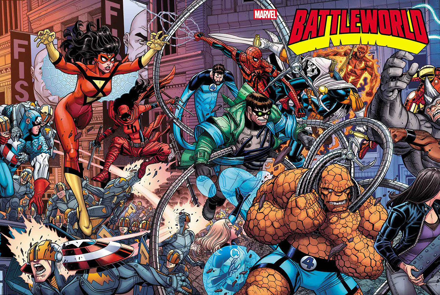 Marvel Comics Battleworld #1 Nick Bradshaw