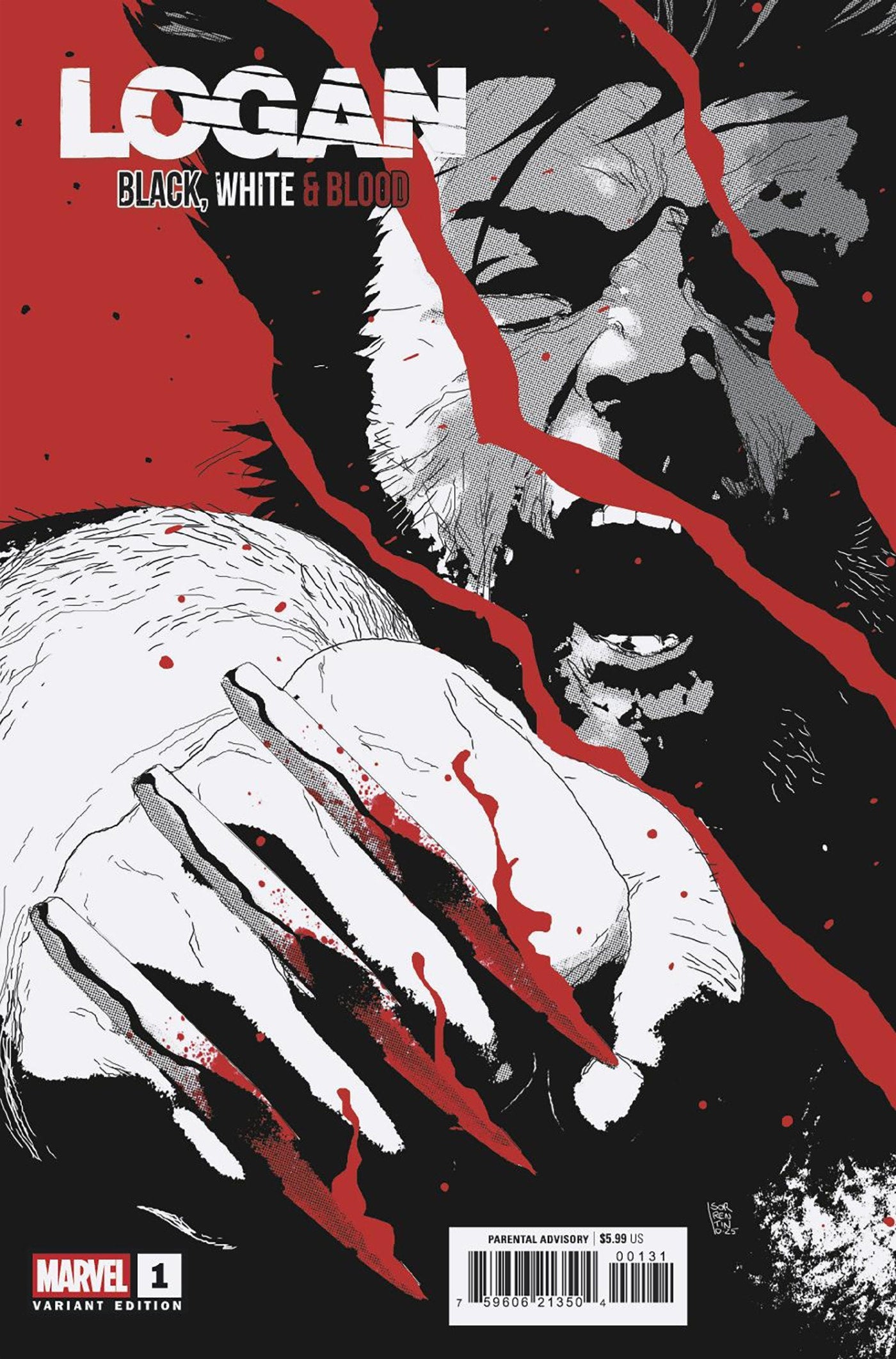 Marvel Comics Logan: Black #1 Andrea Sorrentino