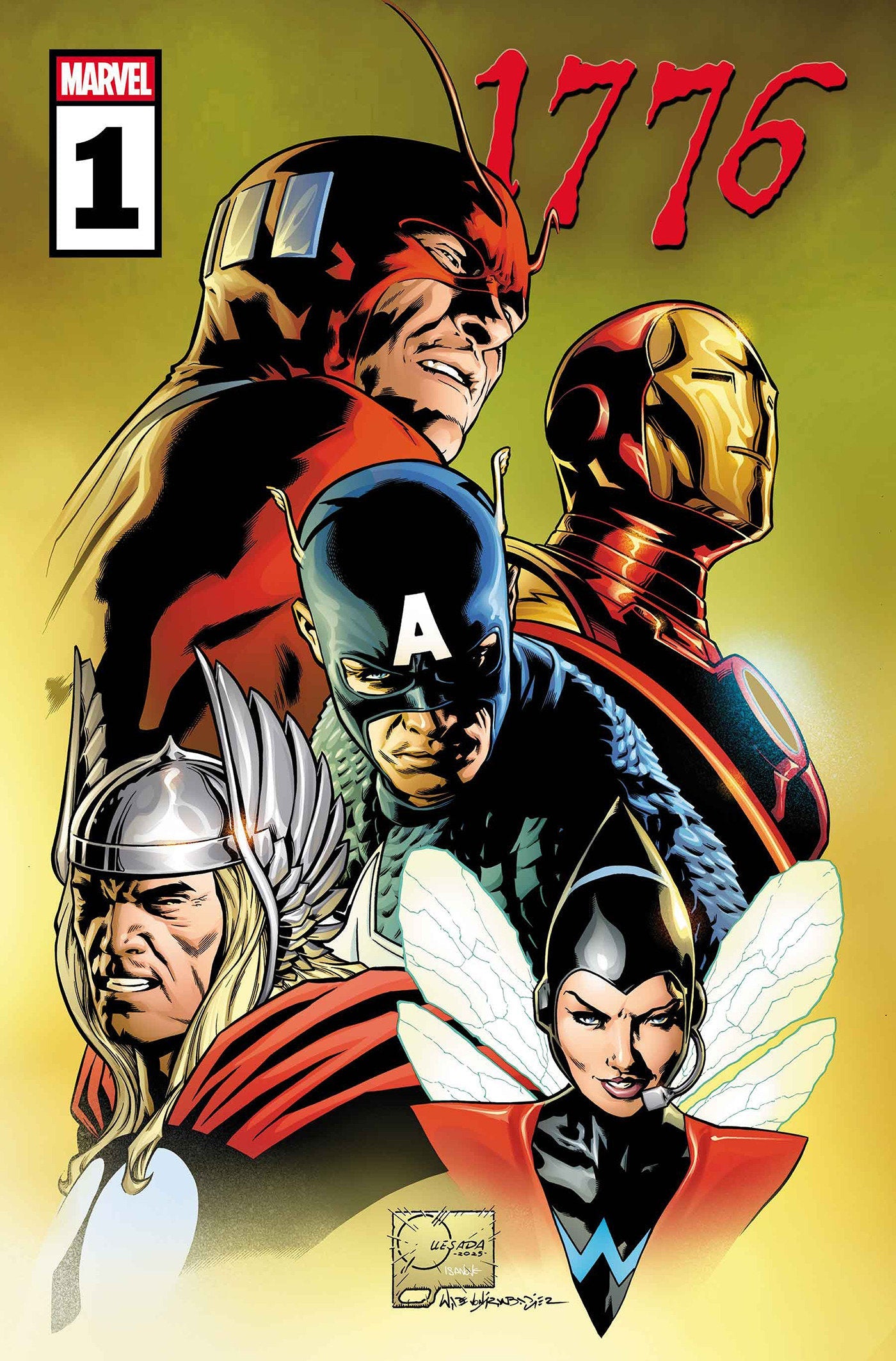 Marvel Comics 1776 #1 Joe Quesada