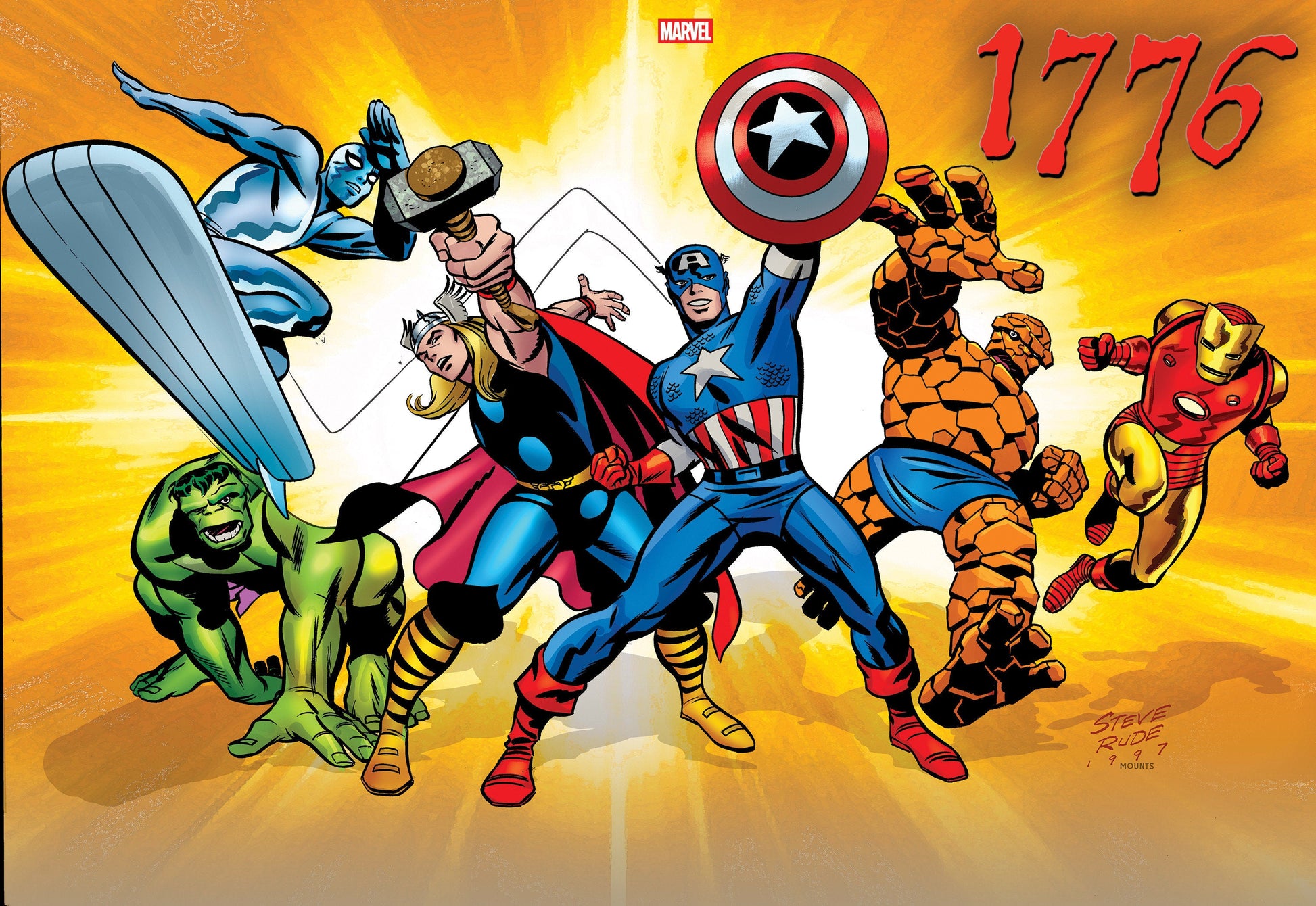 Marvel Comics 1776 #1 Steve Rude