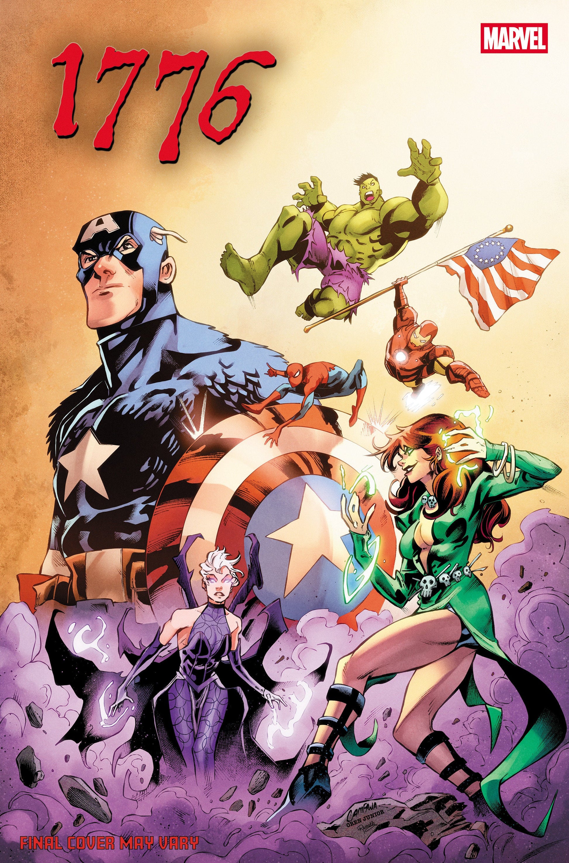 Marvel Comics 1776 #3 Chris Campana