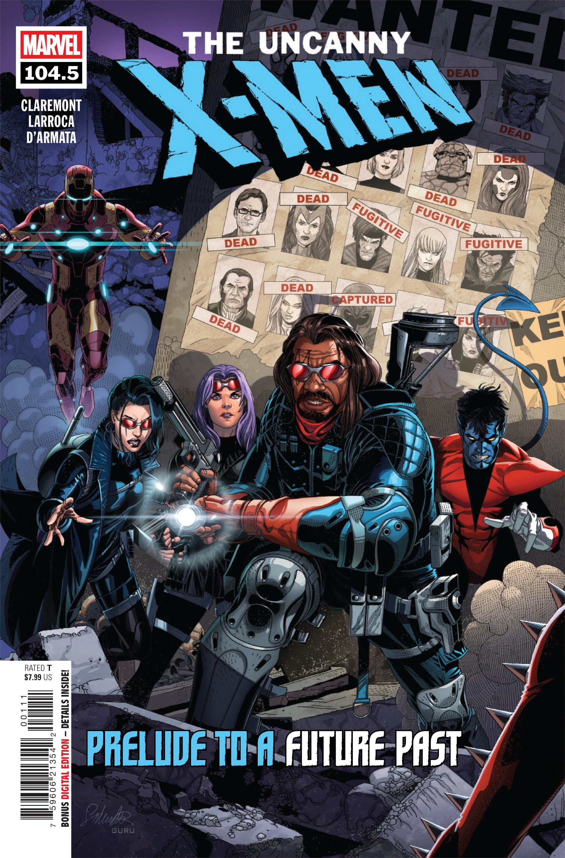 Marvel Comics X-Men By Chris Claremont Prelude To A Future Past #1 Salvador Larroca