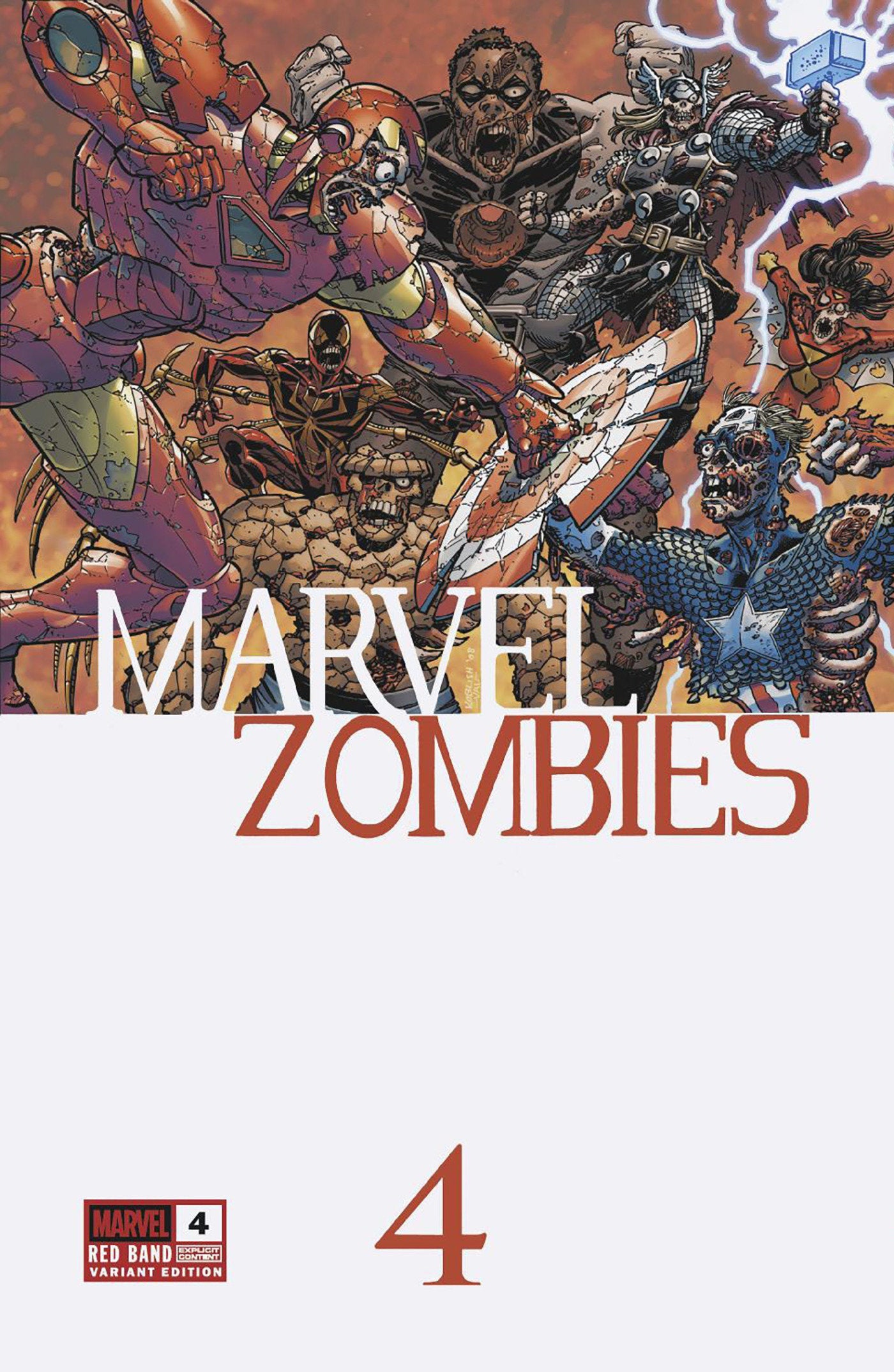 Marvel Comics Marvel Zombies: Red Band #4 Scott Koblish