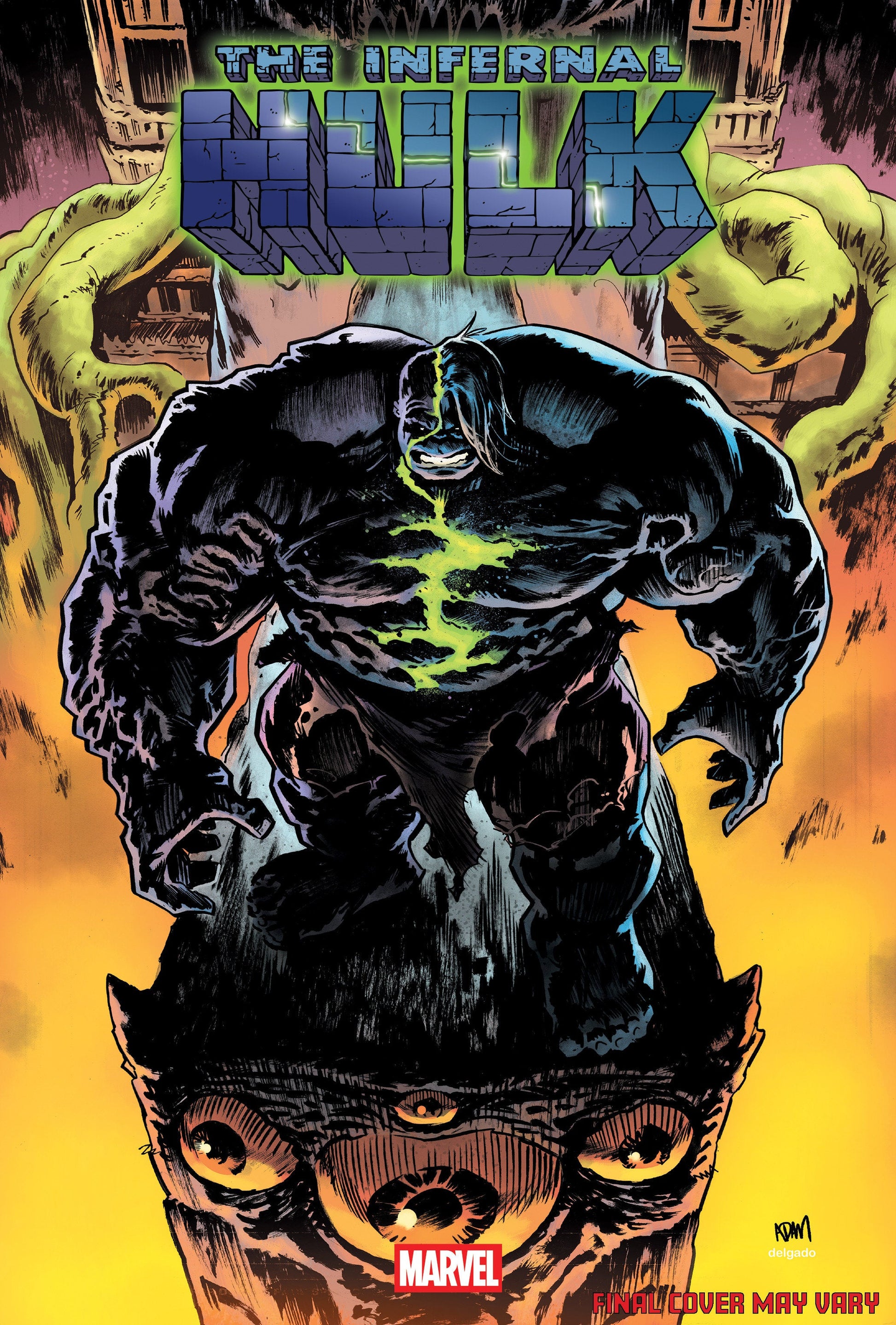 Marvel Comics Infernal Hulk #5 Adam Gorham