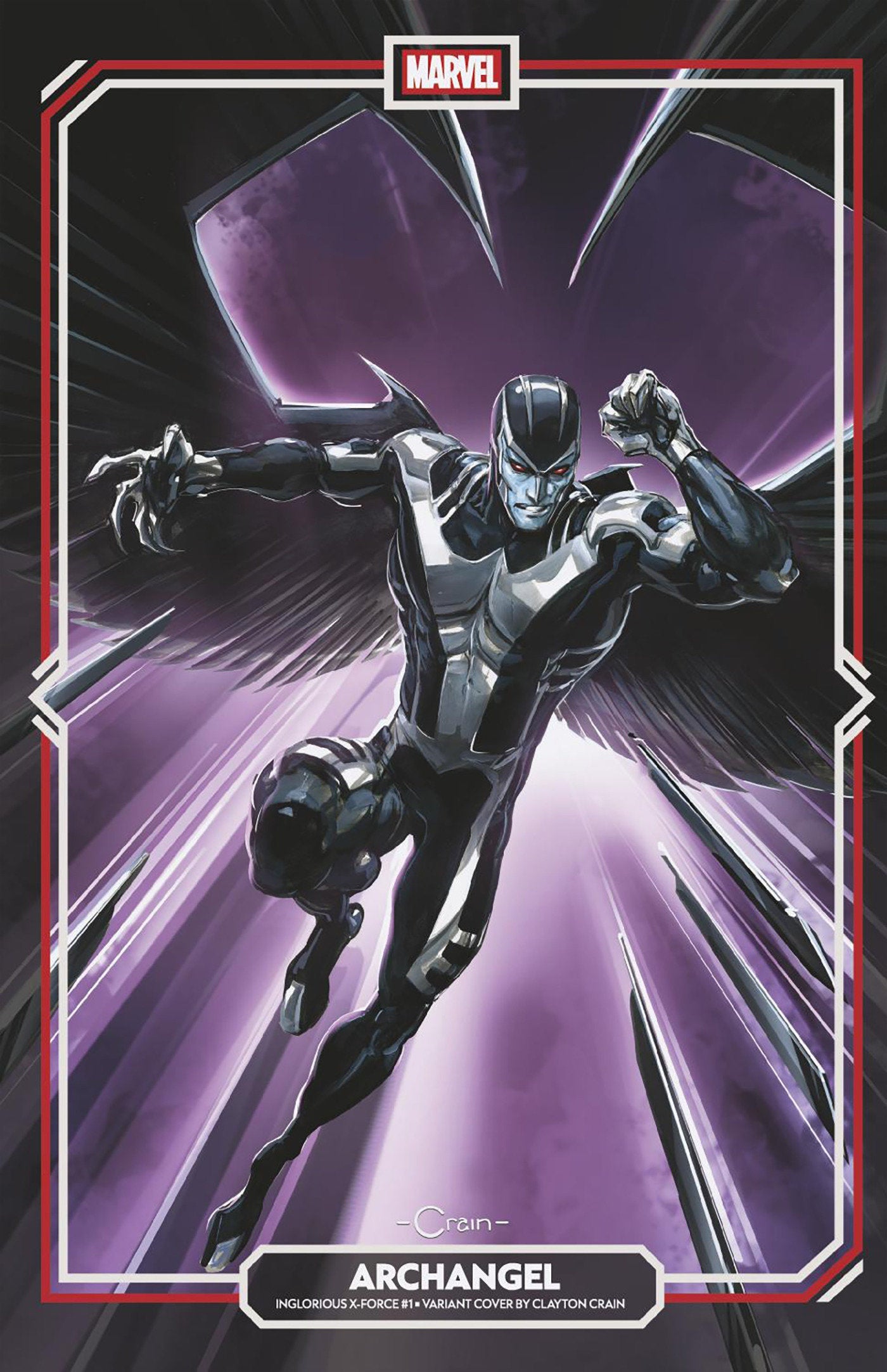 Marvel Comics Inglorious X-Force #1 Clayton Crain