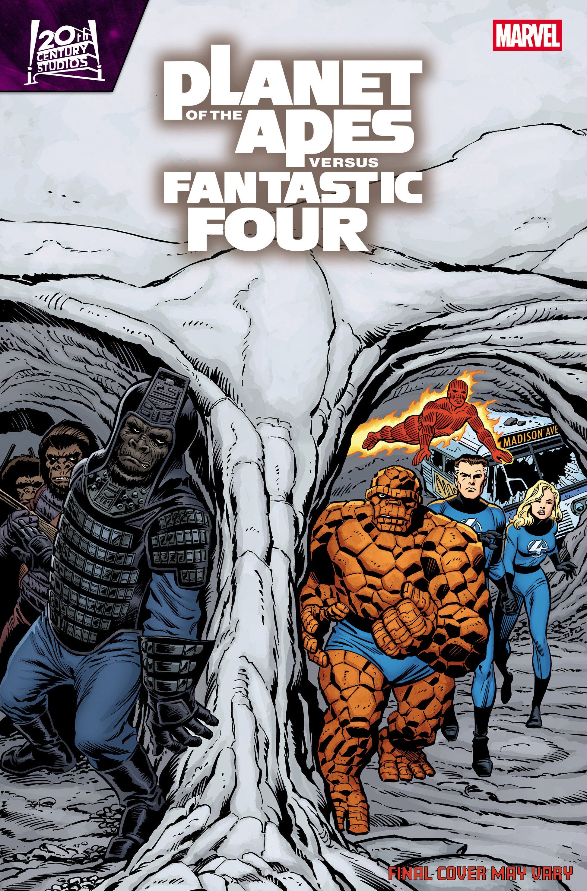 Marvel Comics Planet Of The Apes Vs. Fantastic Four #2 Ron Frenz