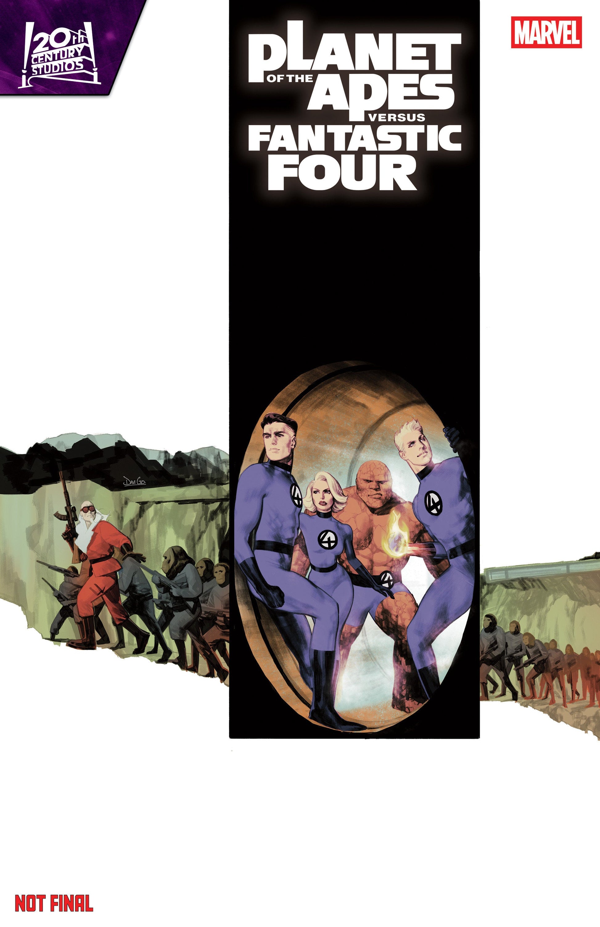 Marvel Comics Planet Of The Apes Vs. Fantastic Four #2 Davi Go