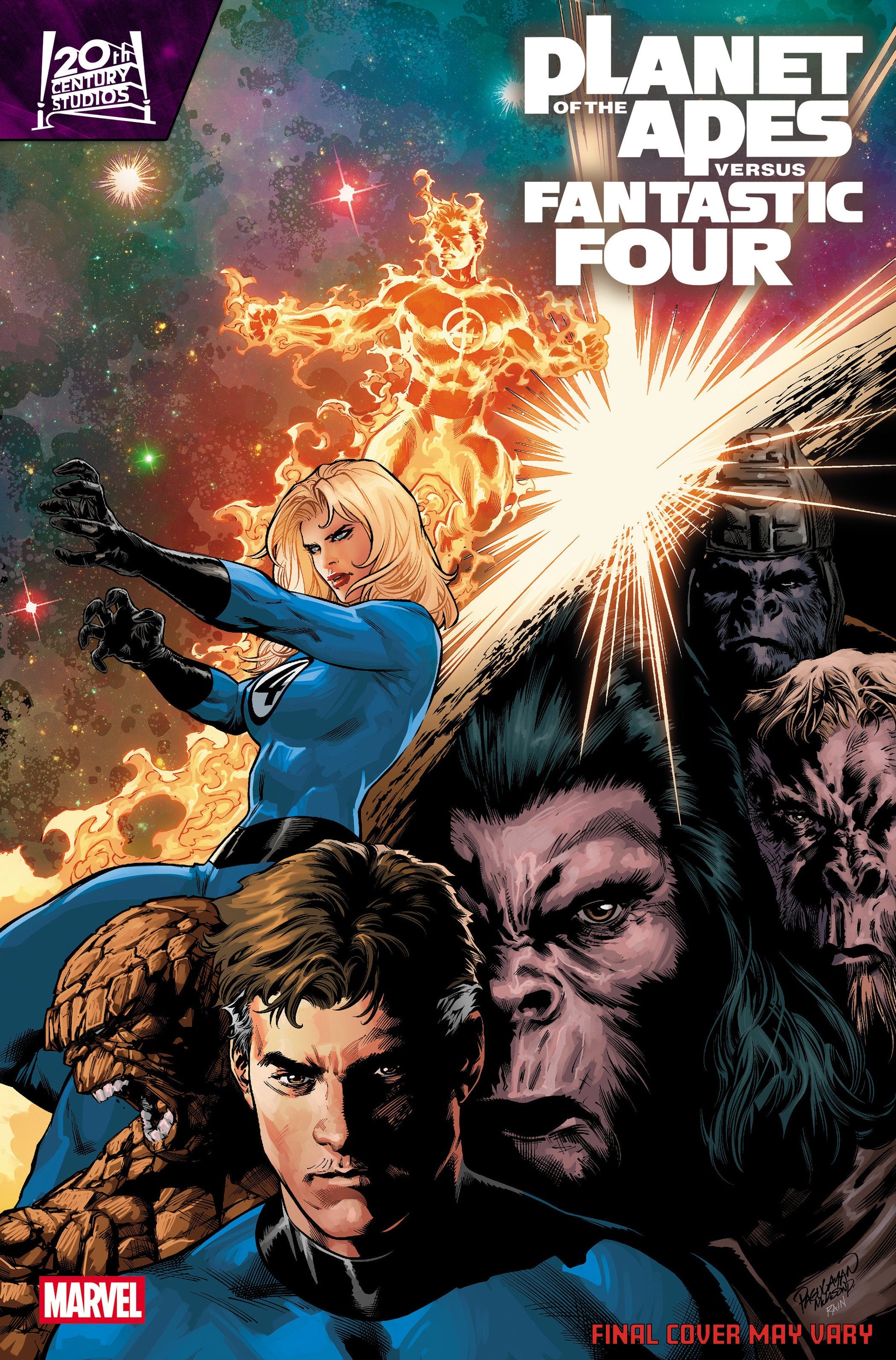 Marvel Comics Planet Of The Apes Vs. Fantastic Four #2 Carlo Pagulayan