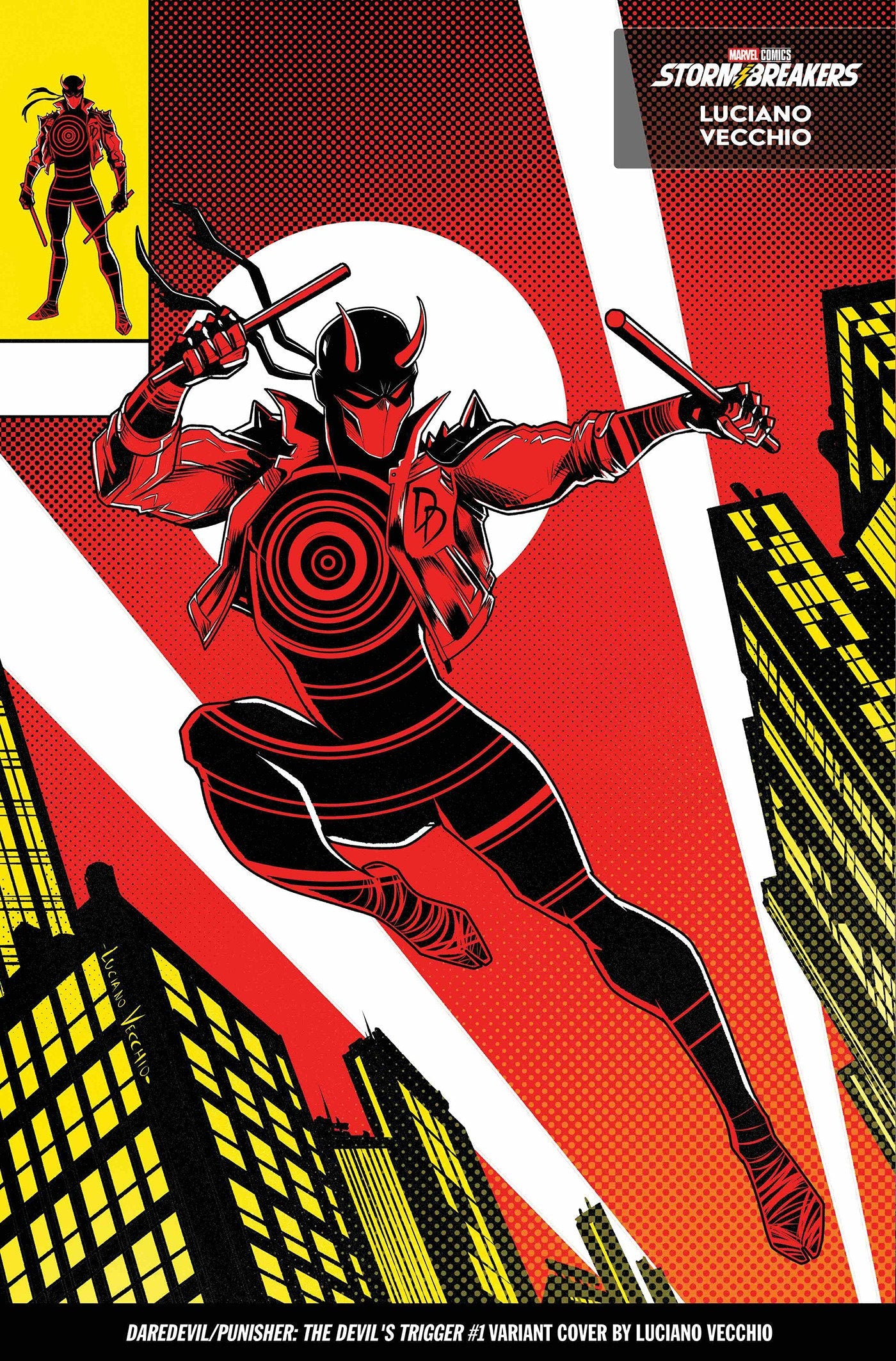 Marvel Comics Daredevil/Punisher: The Devil's Trigger #1 Luciano Vecchio