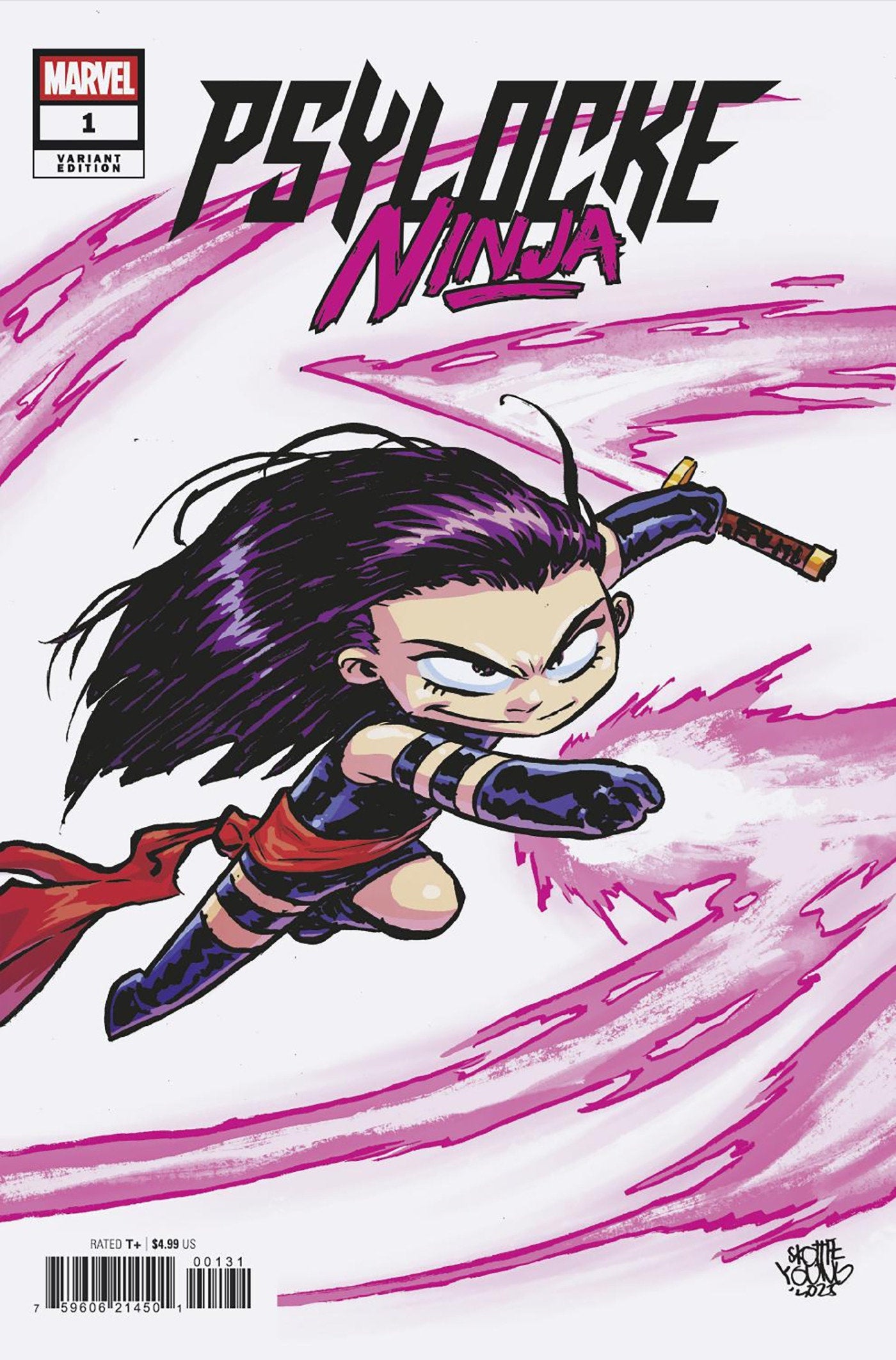 Marvel Comics Psylocke: Ninja #1 Skottie Young