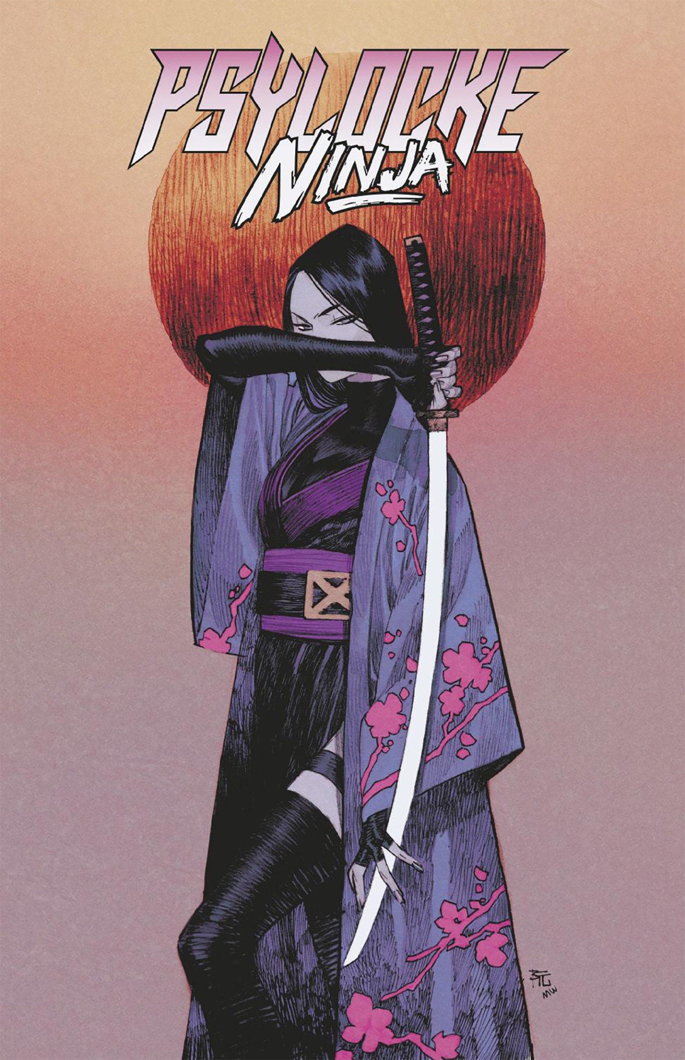 Marvel Comics Psylocke: Ninja #1 Dike Ruan Foil Variant