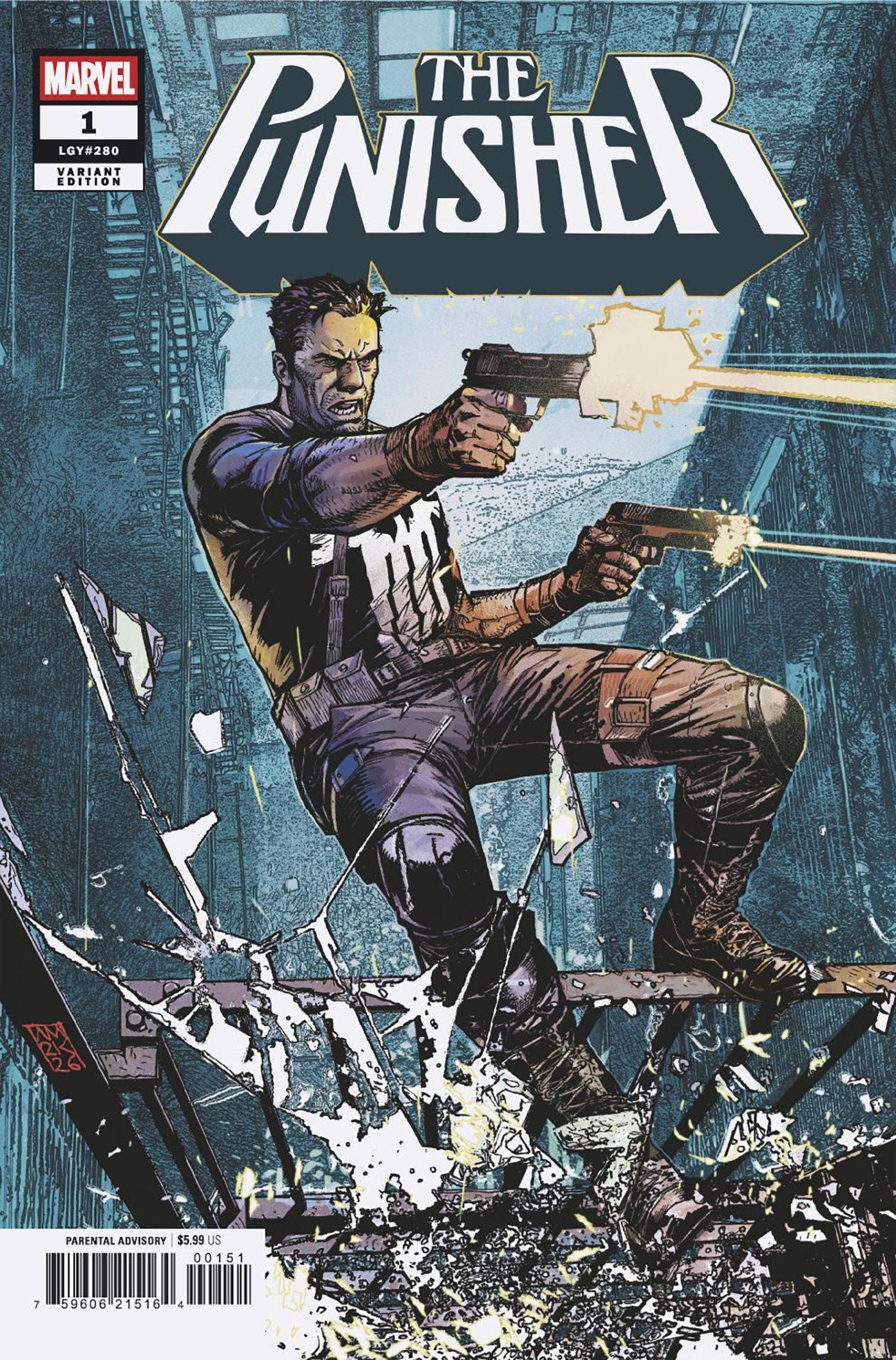 Marvel Comics Punisher #1 Alex Maleev