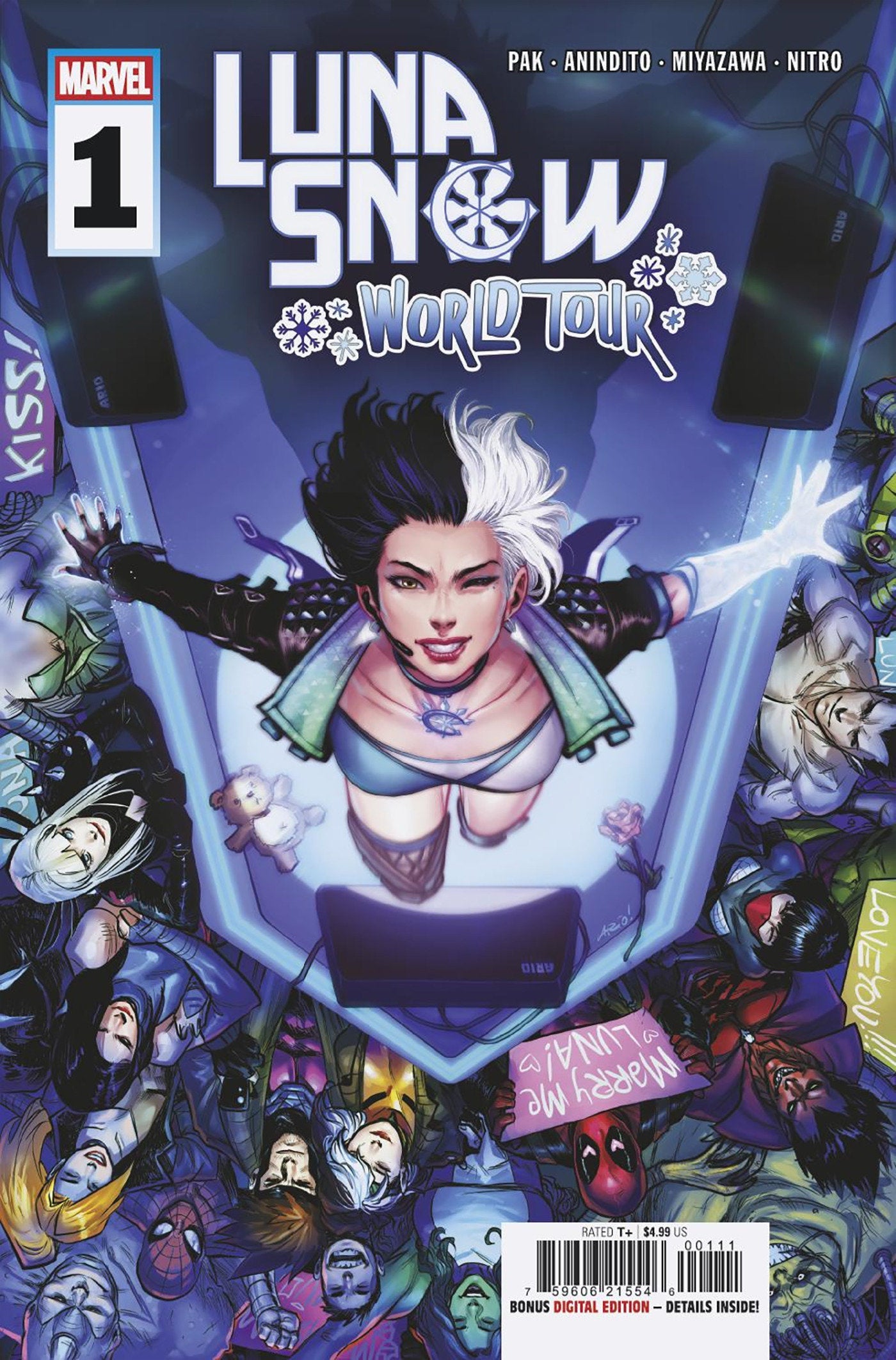 Marvel Comics Luna Snow: World Tour #1 Ario Anindito