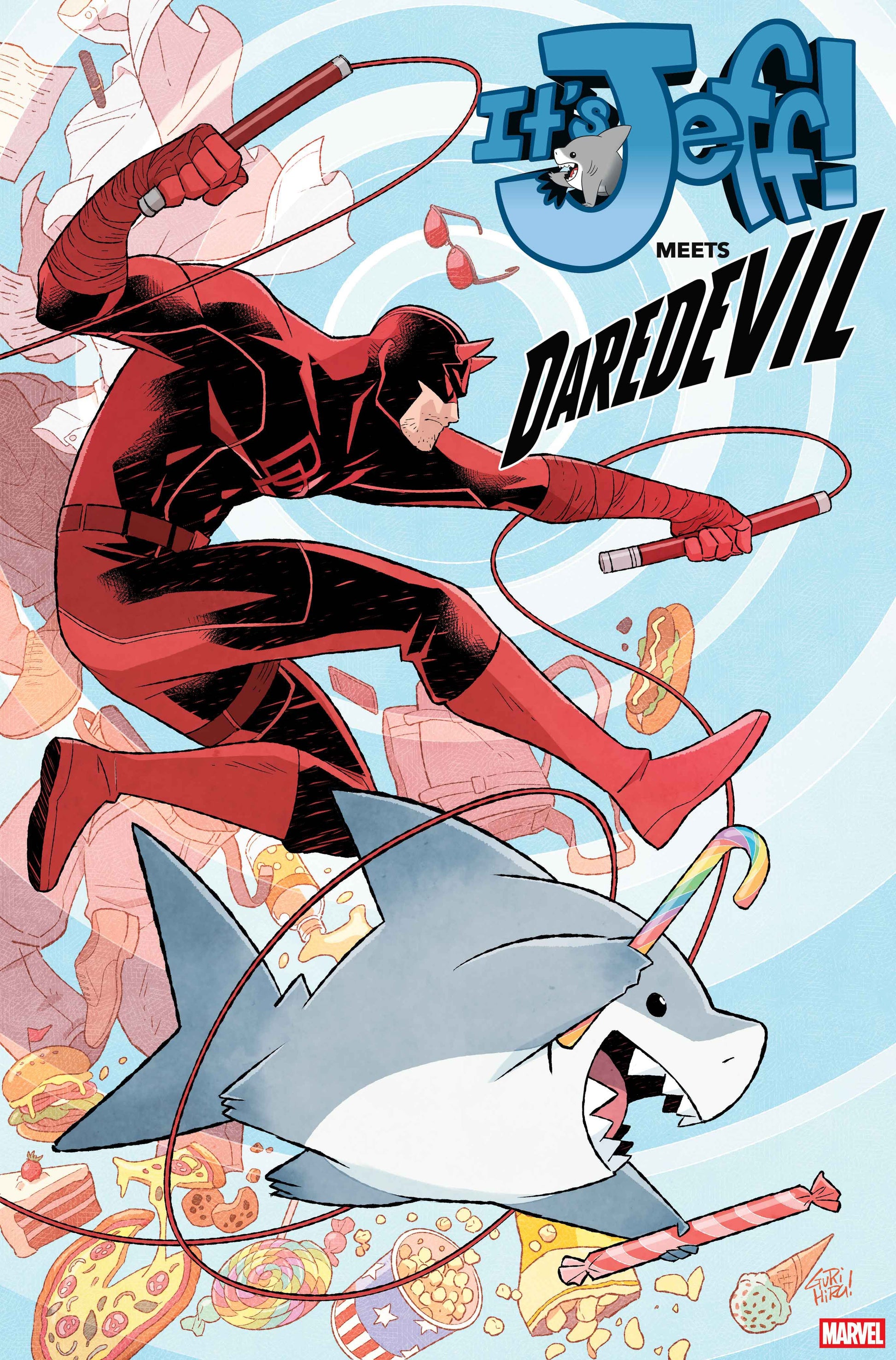 Marvel Comics It's Jeff Meets Daredevil #1 Gurihiru