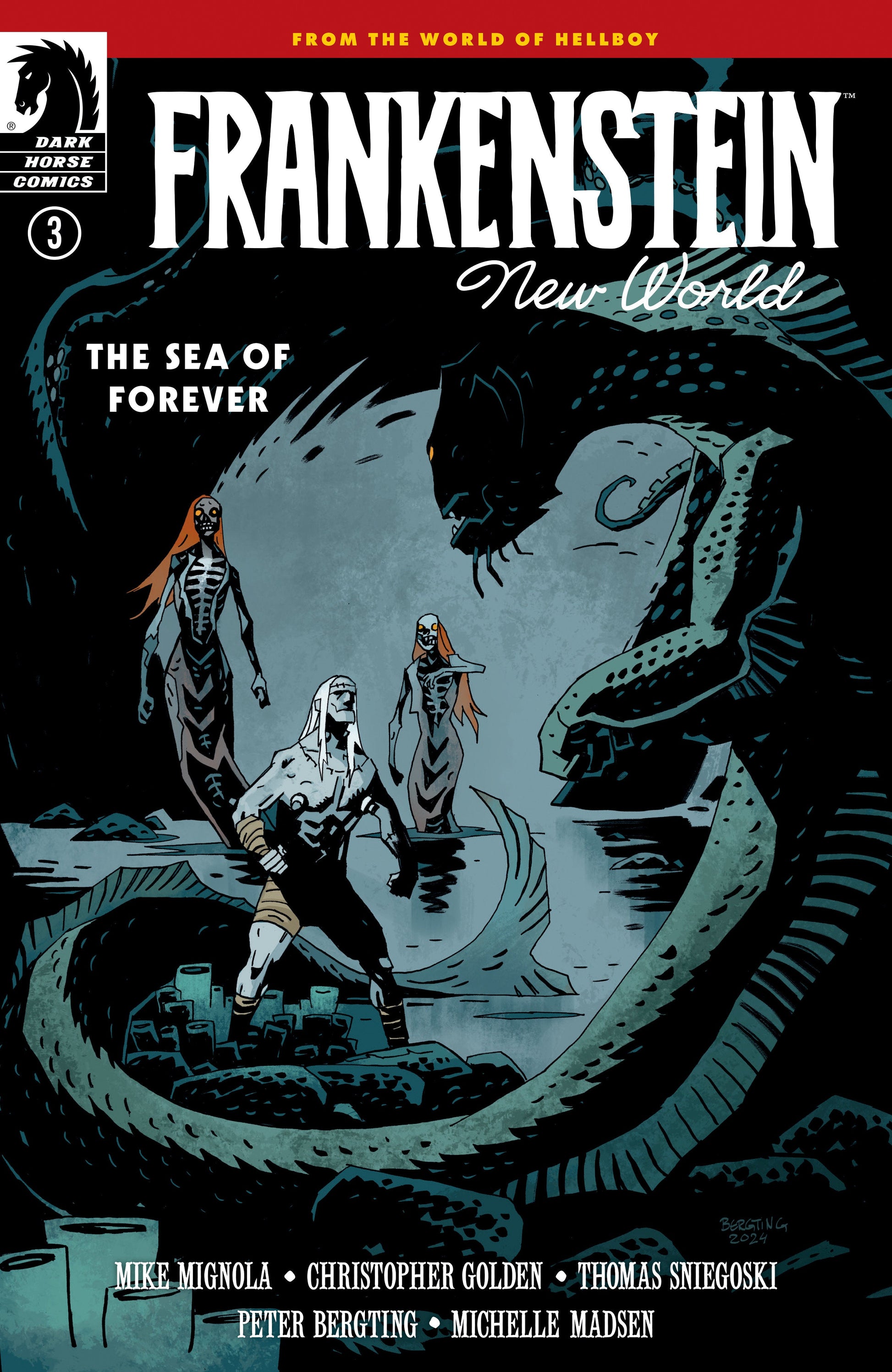 Dark Horse Frankenstein New World Sea Of Forever #3 Peter Bergting