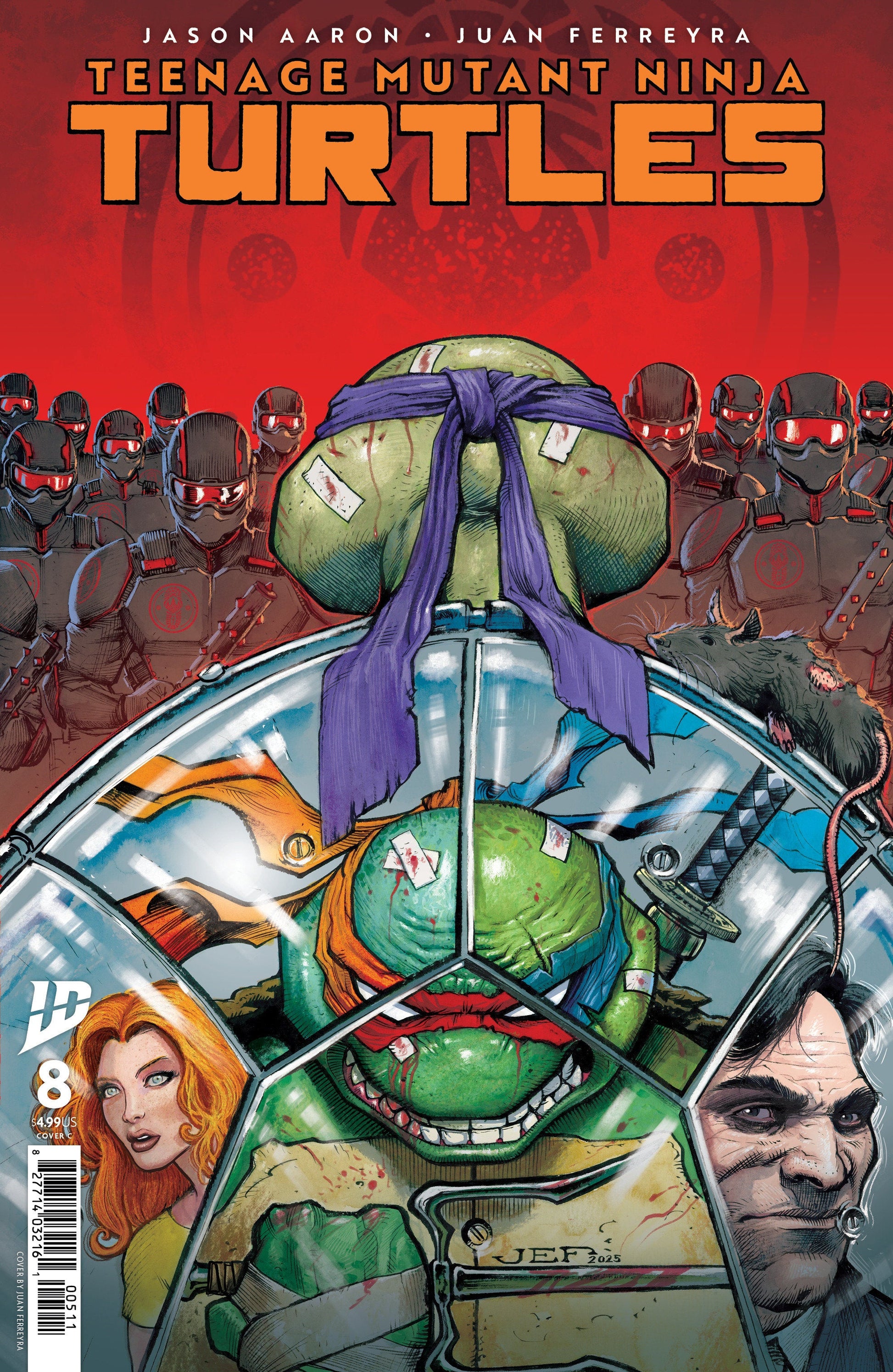 IDW Publishing Teenage Mutant Ninja Turtles #8 Juan Ferreyra