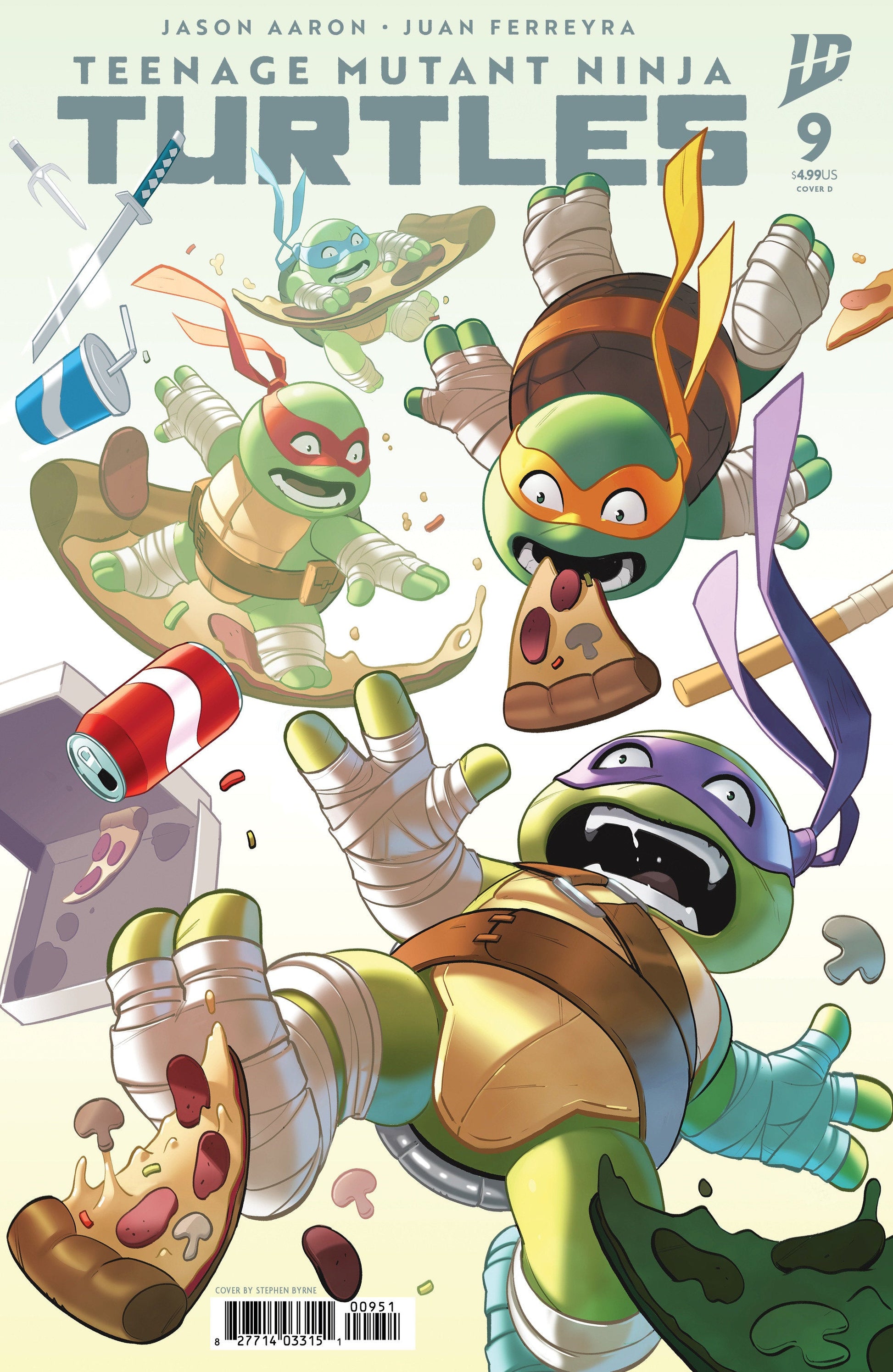 IDW Publishing Teenage Mutant Ninja Turtles #9 Stephen Byrne
