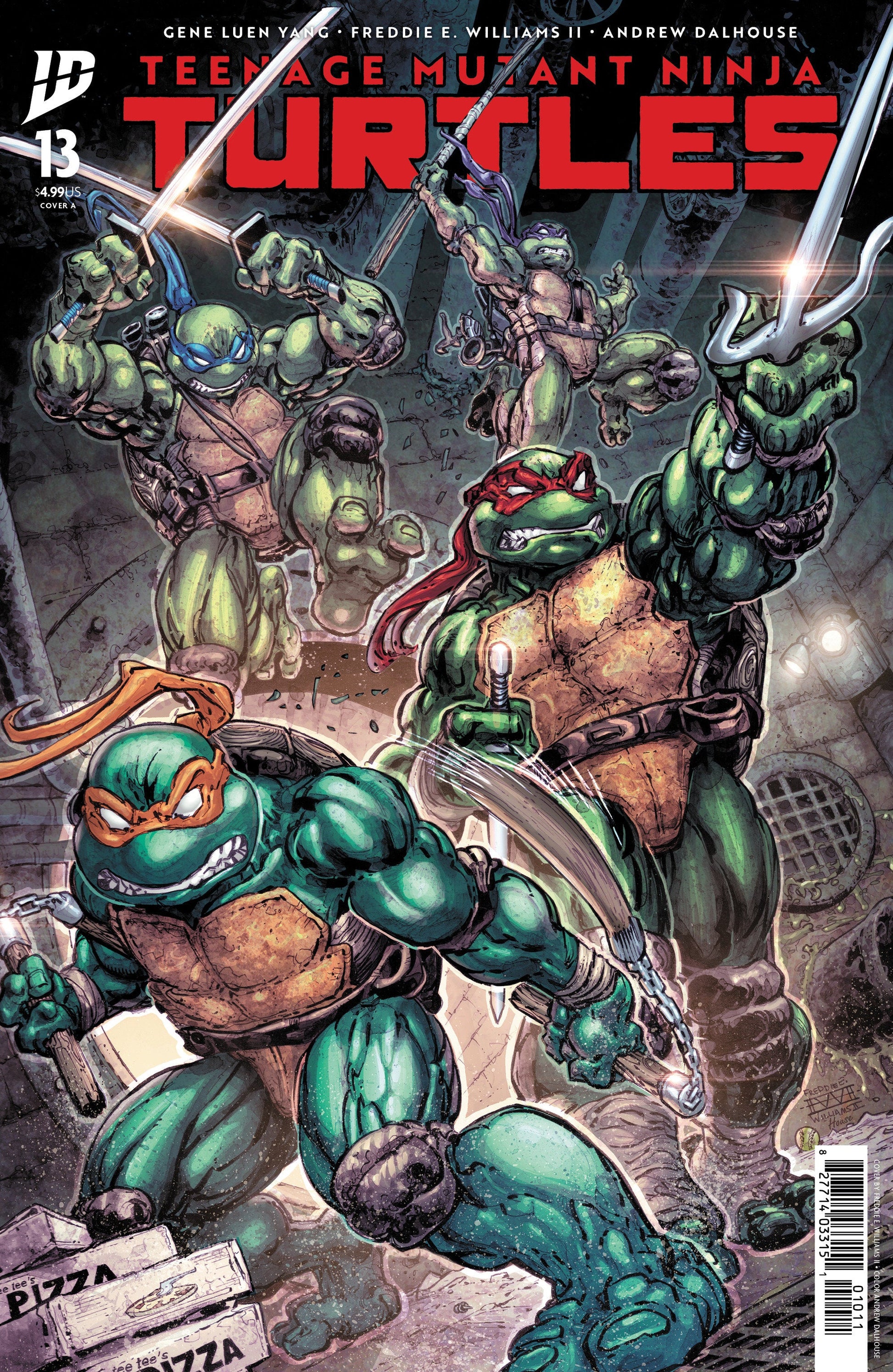 IDW Publishing Teenage Mutant Ninja Turtles #13 Freddie E. Williams II