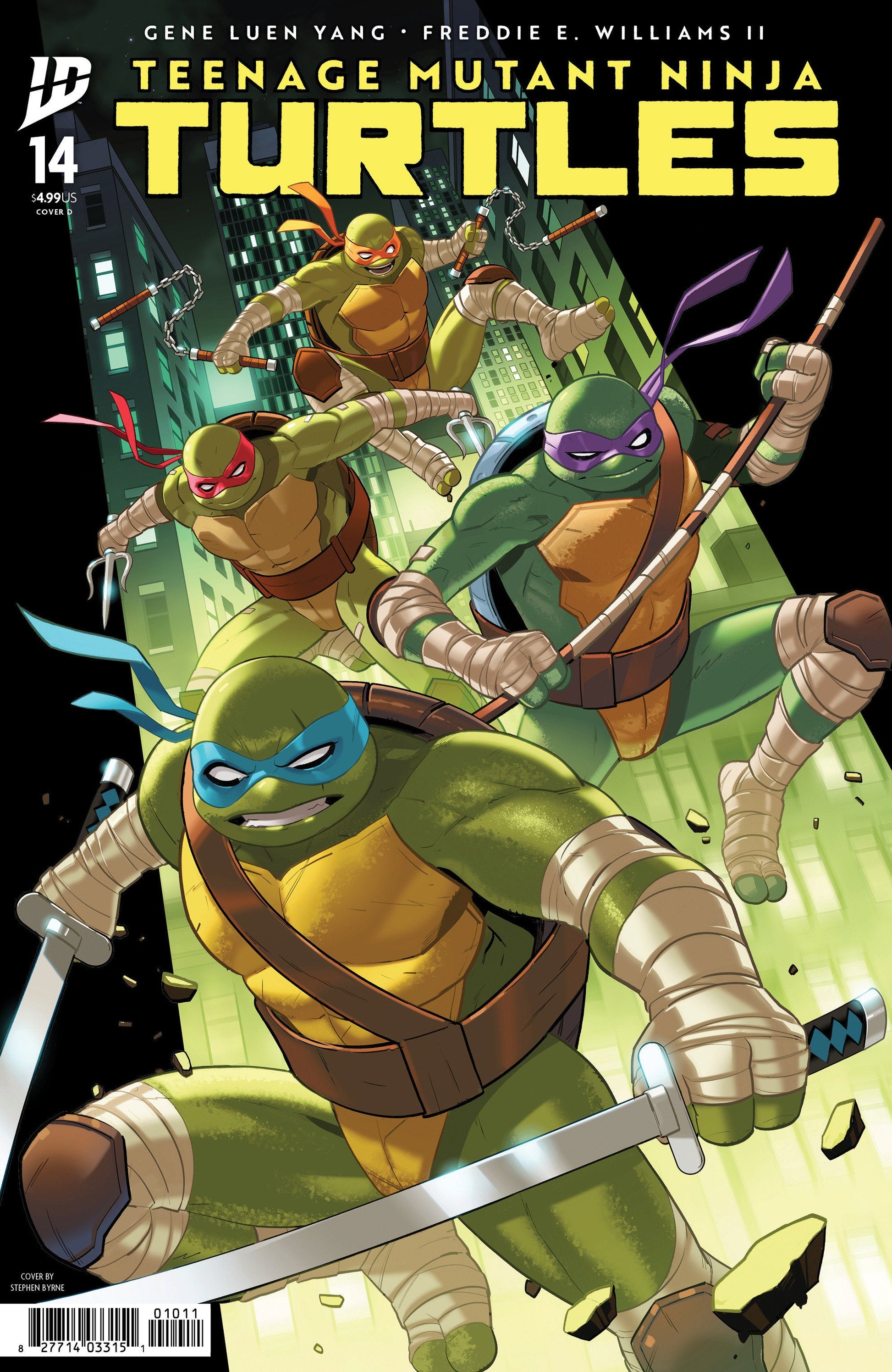 IDW Publishing Teenage Mutant Ninja Turtles #14 Stephen Byrne