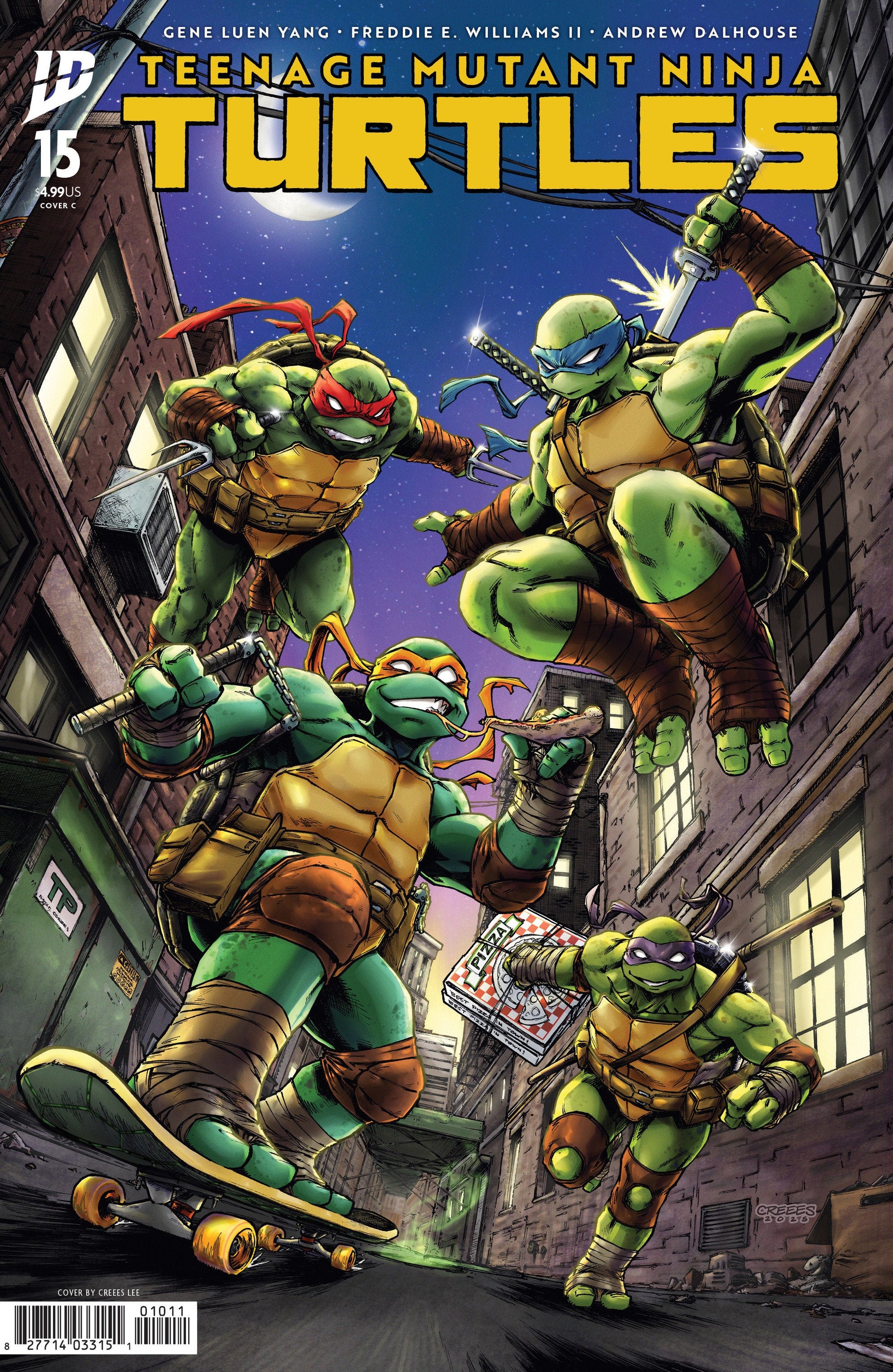 IDW Publishing Teenage Mutant Ninja Turtles #15 Creees Lee