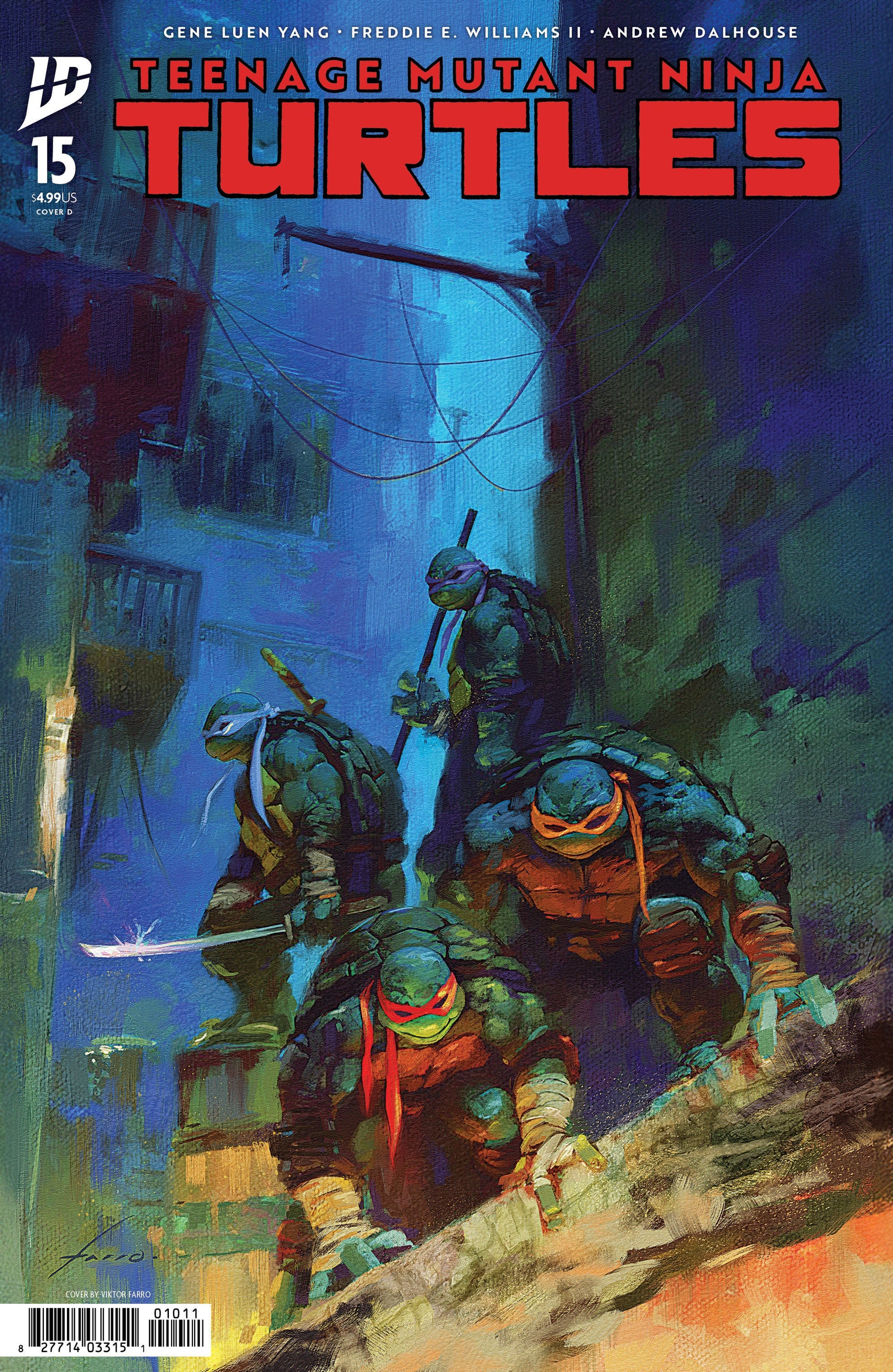 IDW Publishing Teenage Mutant Ninja Turtles #15 Viktor Farro