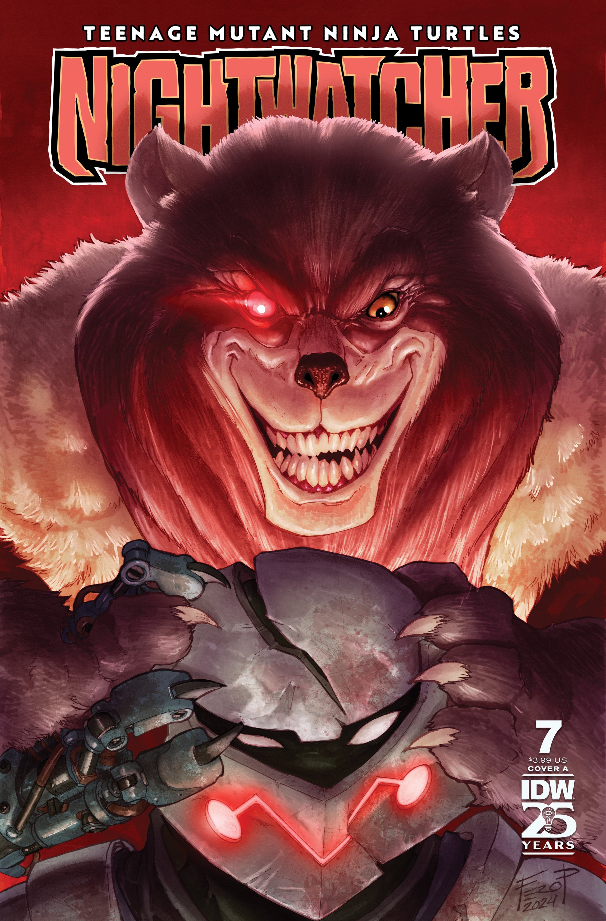 IDW Publishing Teenage Mutant Ninja Turtles Nightwatcher #7 Fero Pe