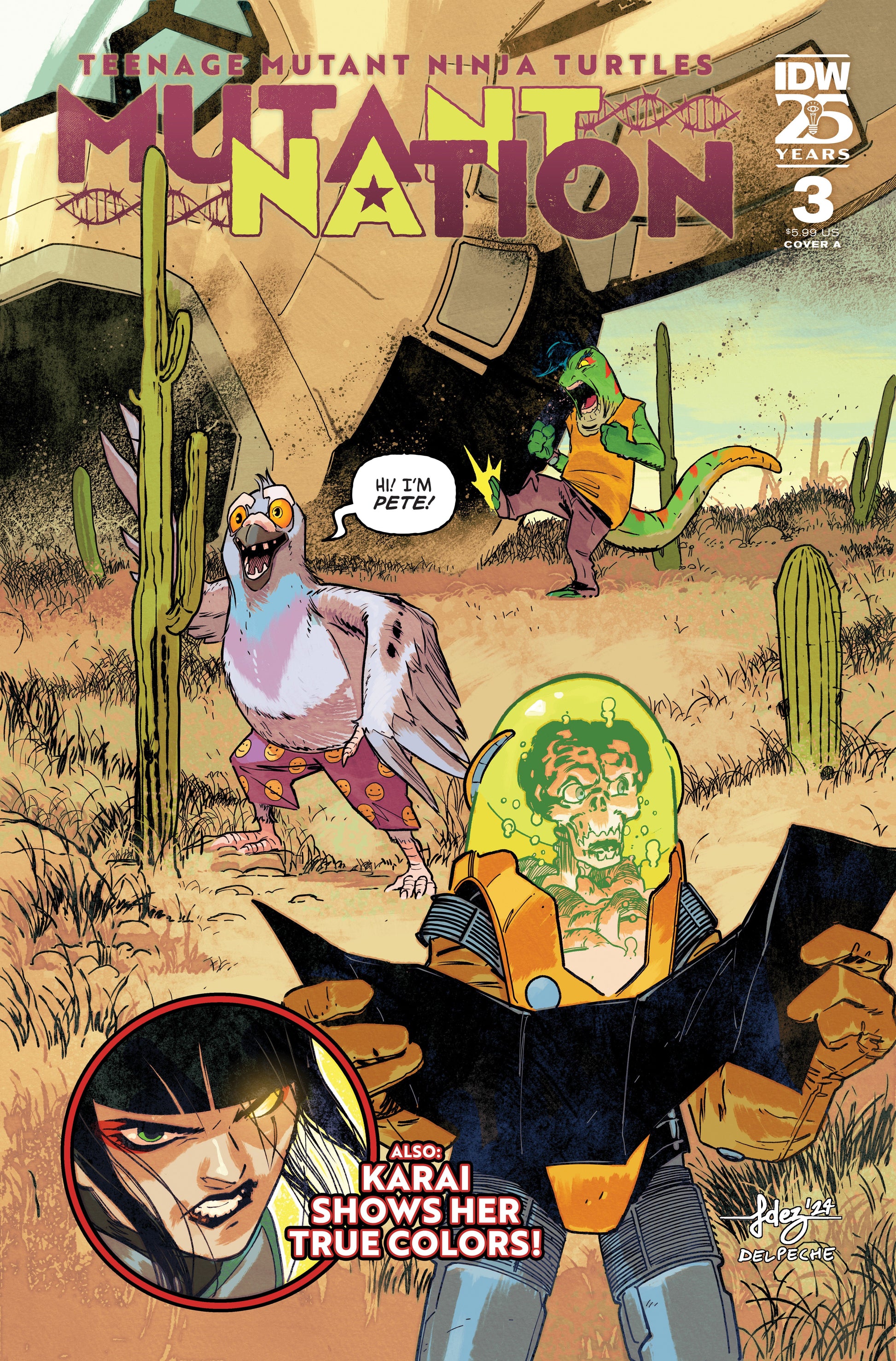 IDW Publishing TMNT Mutant Nation #3 Javier Fernandez