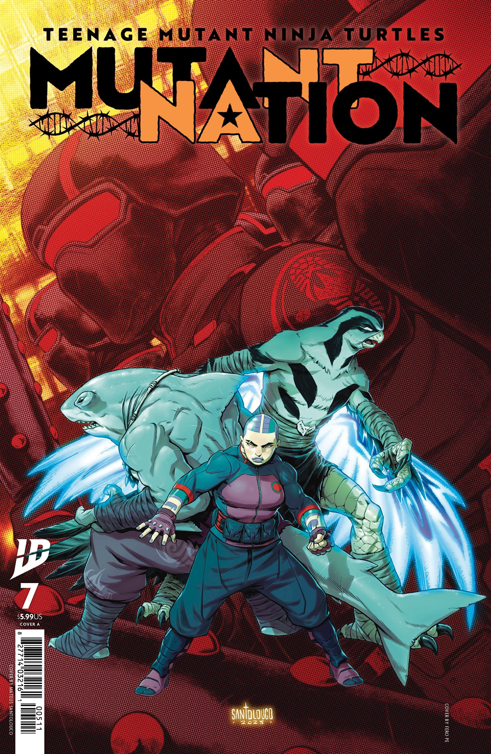 IDW Publishing TMNT Mutant Nation #7 Mateus Santolouco