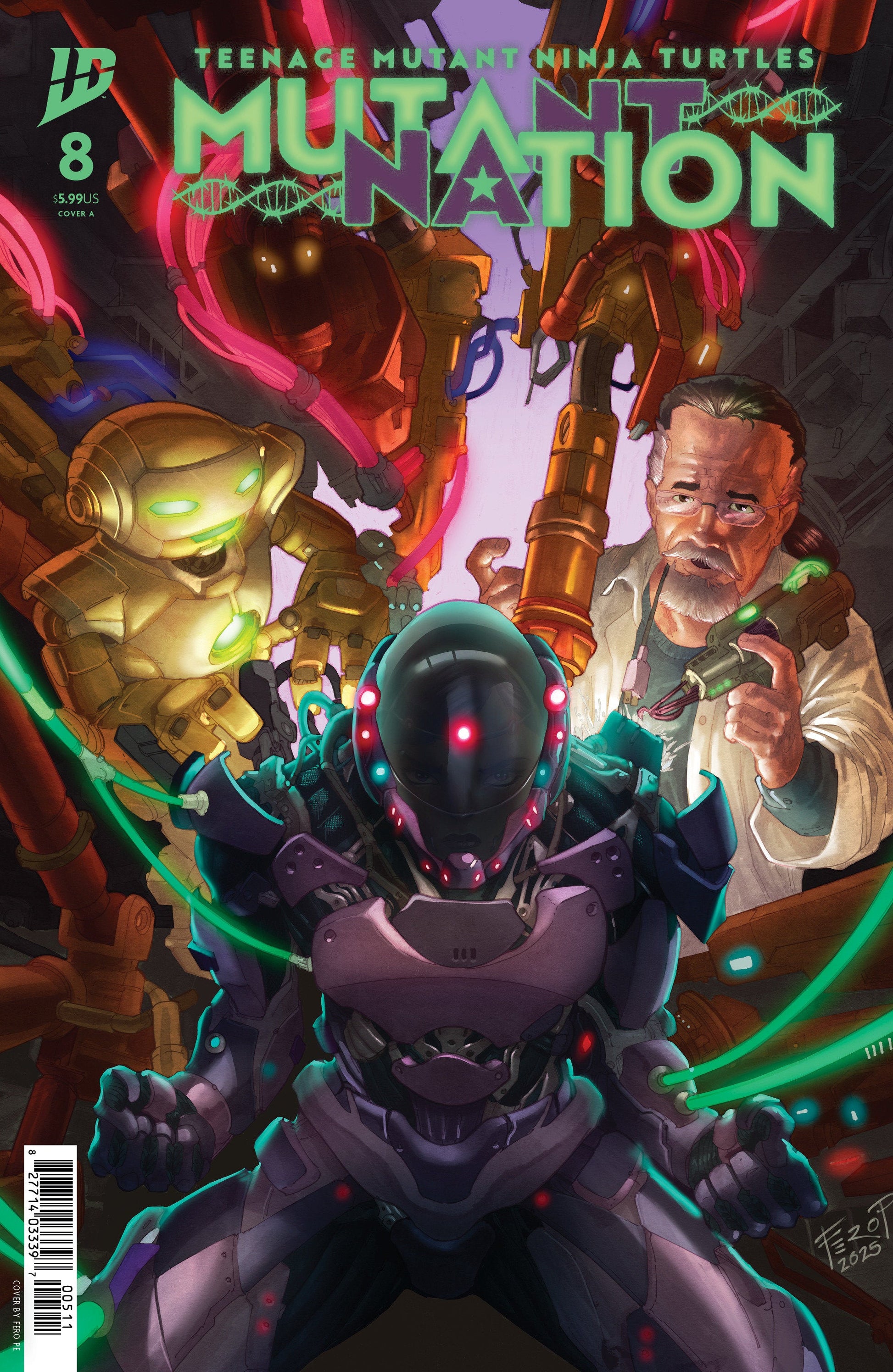 IDW Publishing TMNT Mutant Nation #8 Fero Pe