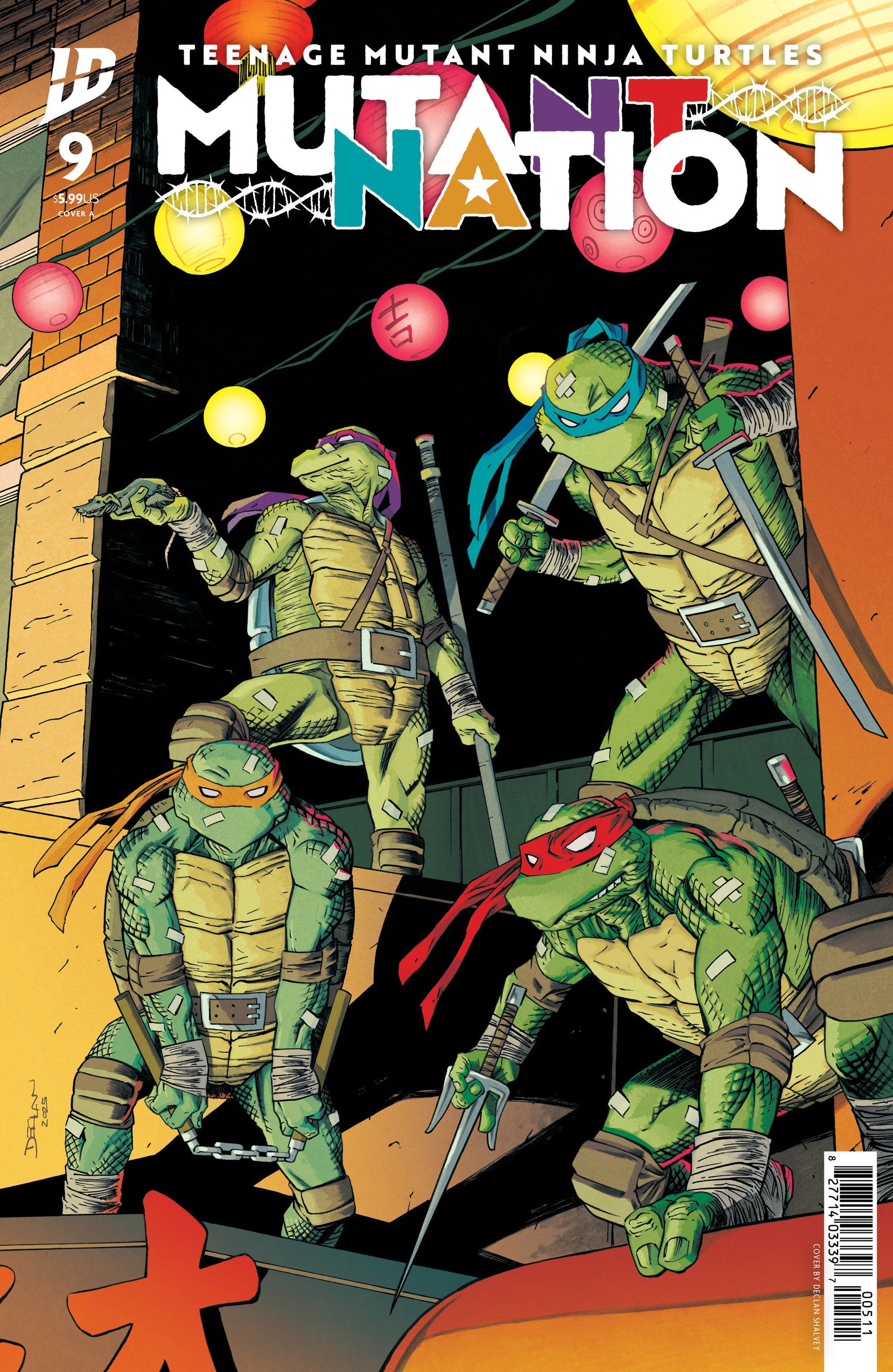IDW Publishing Teenage Mutant Ninja Turtles: Mutant Nation #9 Declan Shalvey