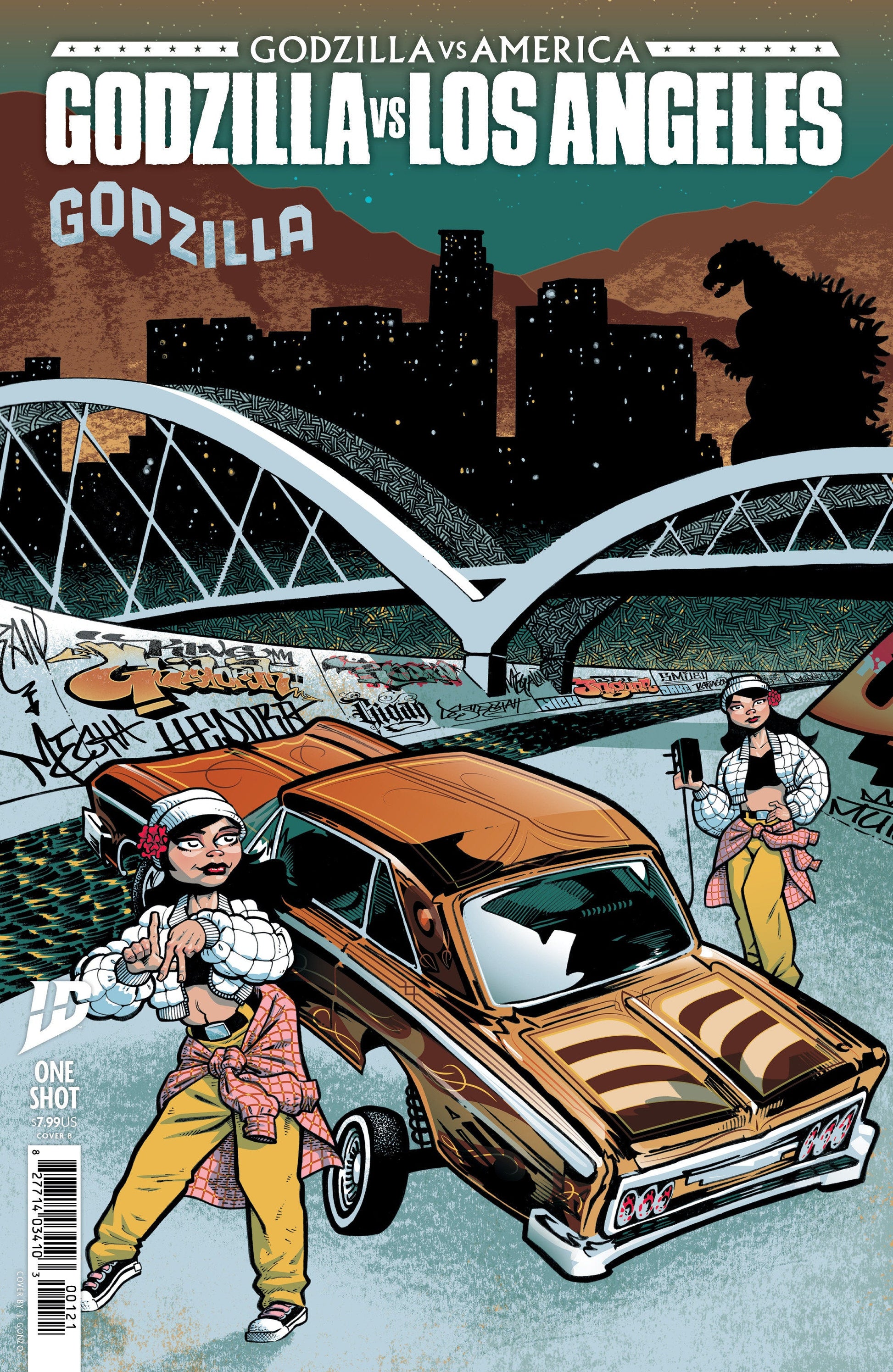 IDW Publishing Godzilla Vs America Los Angeles Gonzo
