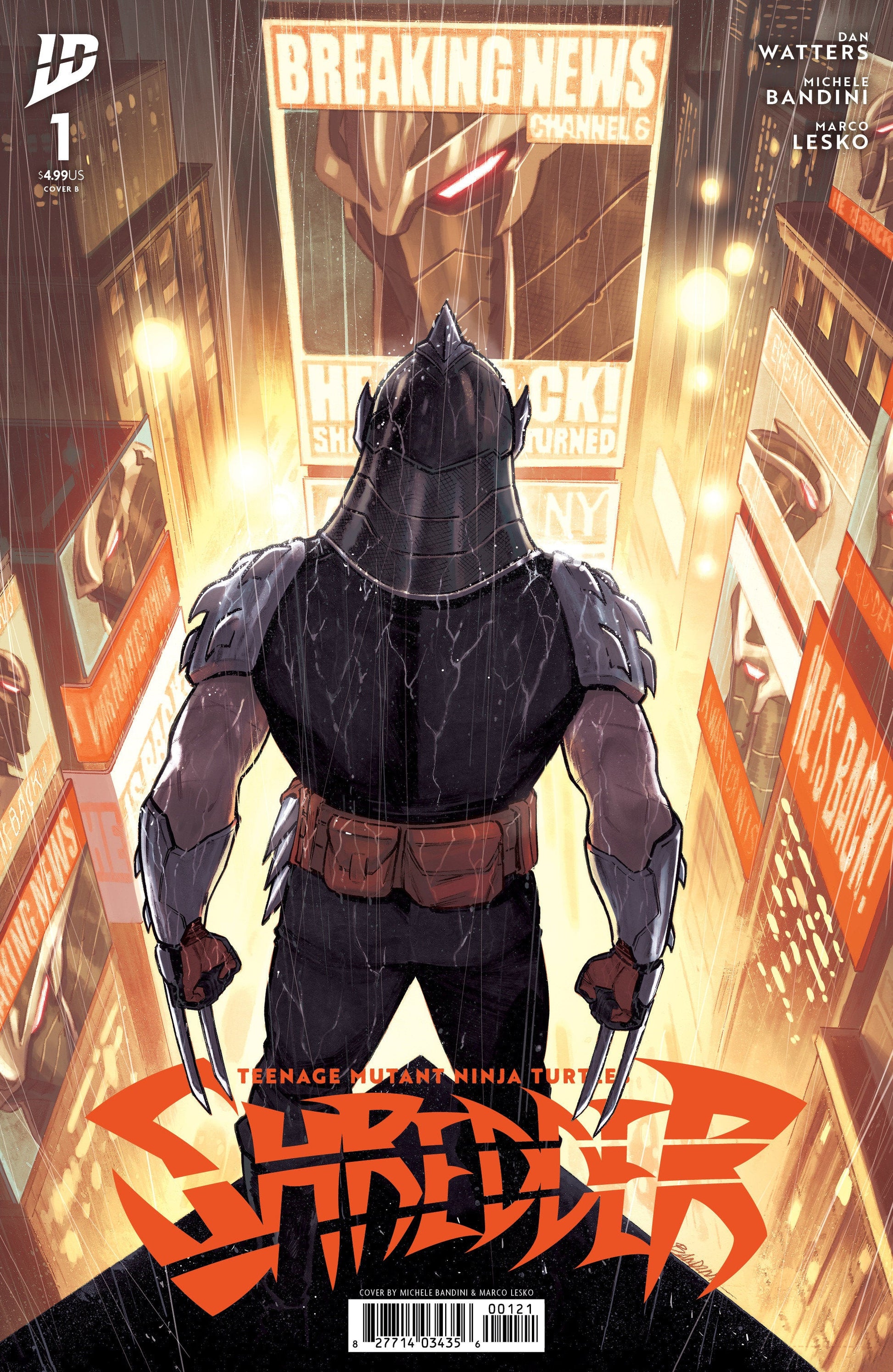 IDW Publishing Teenage Mutant Ninja Turtles: Shredder #1 Michele Bandini