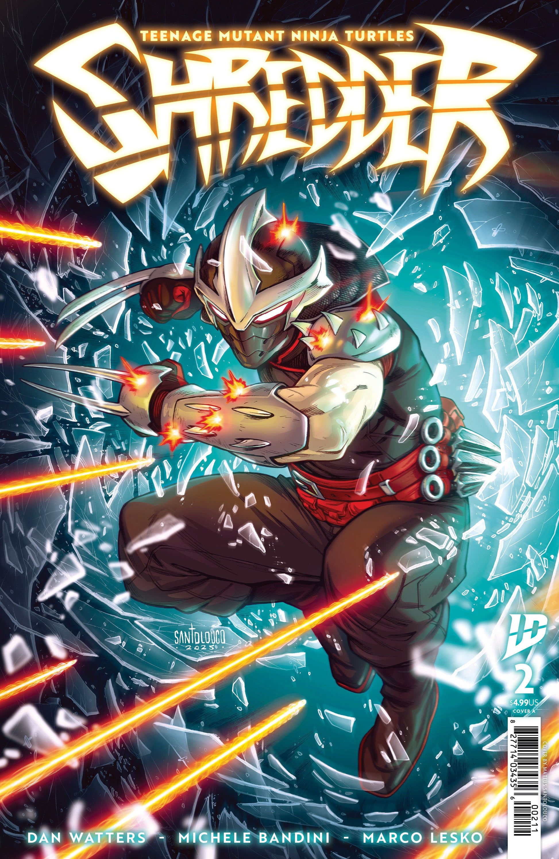 IDW Publishing Teenage Mutant Ninja Turtles: Shredder #2 Mateus Santolouco