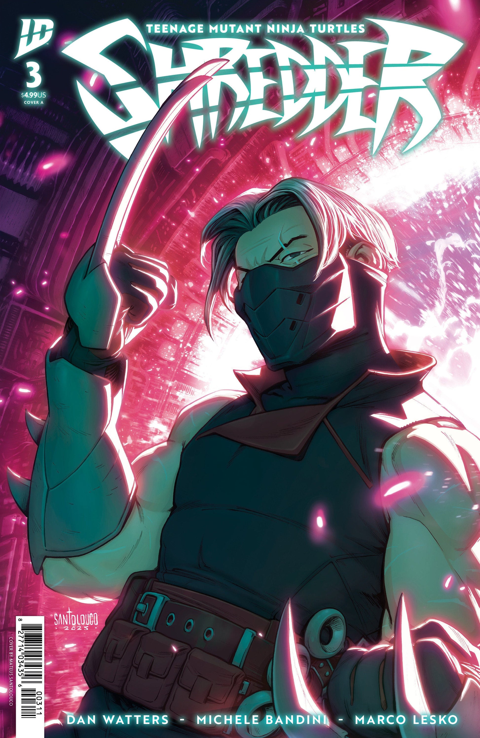 IDW Publishing Teenage Mutant Ninja Turtles: Shredder #3 Mateus Santolouco